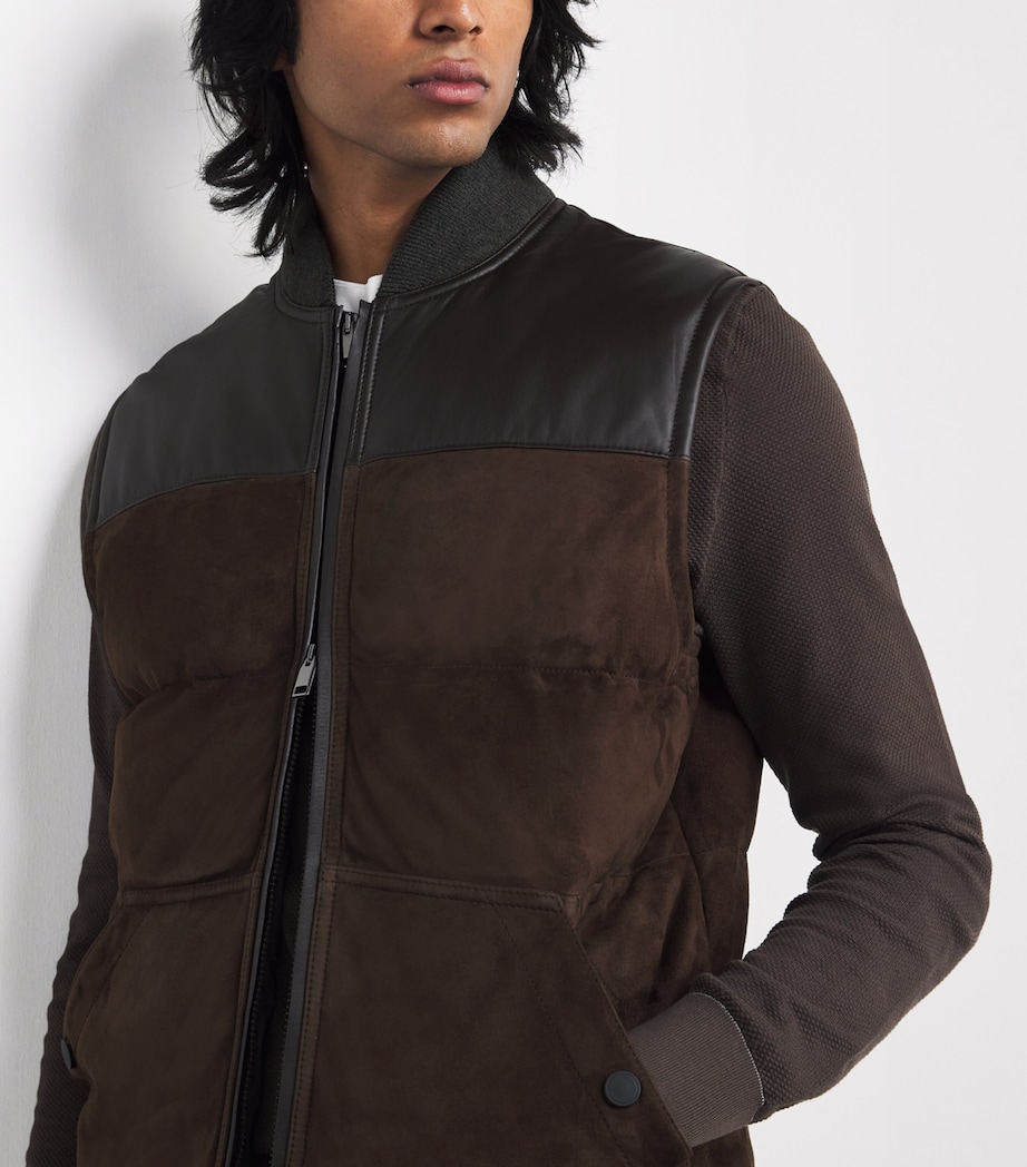Suede-Nappa Padded Gilet 2100 Image 6