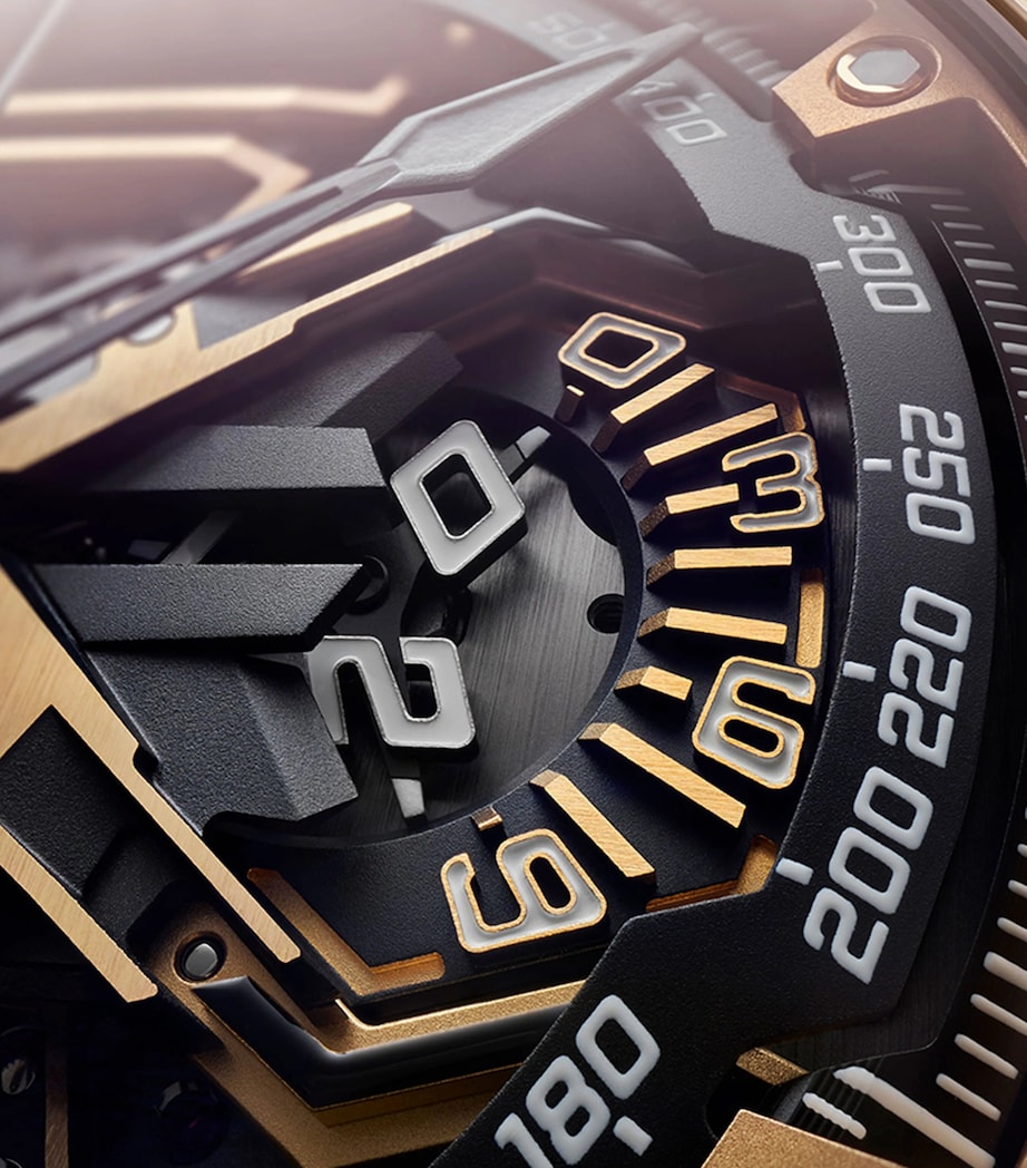 Roger Dubuis Rose Gold Excalibur Spider Flyback Chronograph Watch 45mm Black Image 7