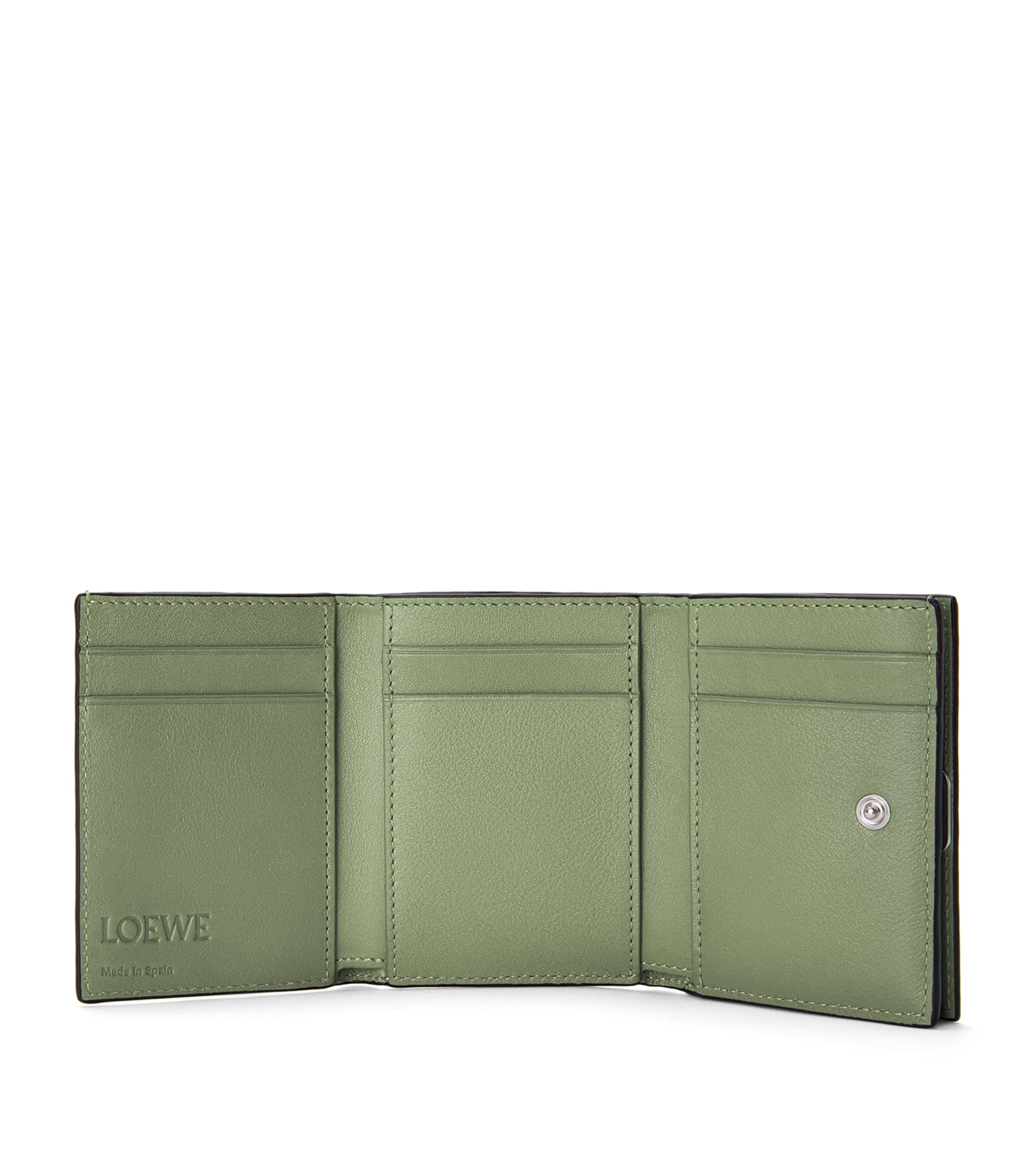 ★関税込み★ LOEWE Anagram Wallet Puffer Anagram small vertical wallet in shiny nappa calfskin