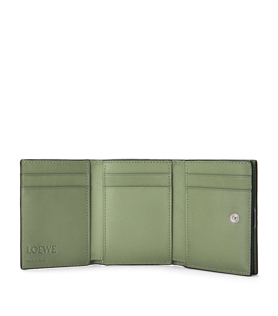 LOEWE Leather Anagram Trifold Wallet Rosemary Image 4