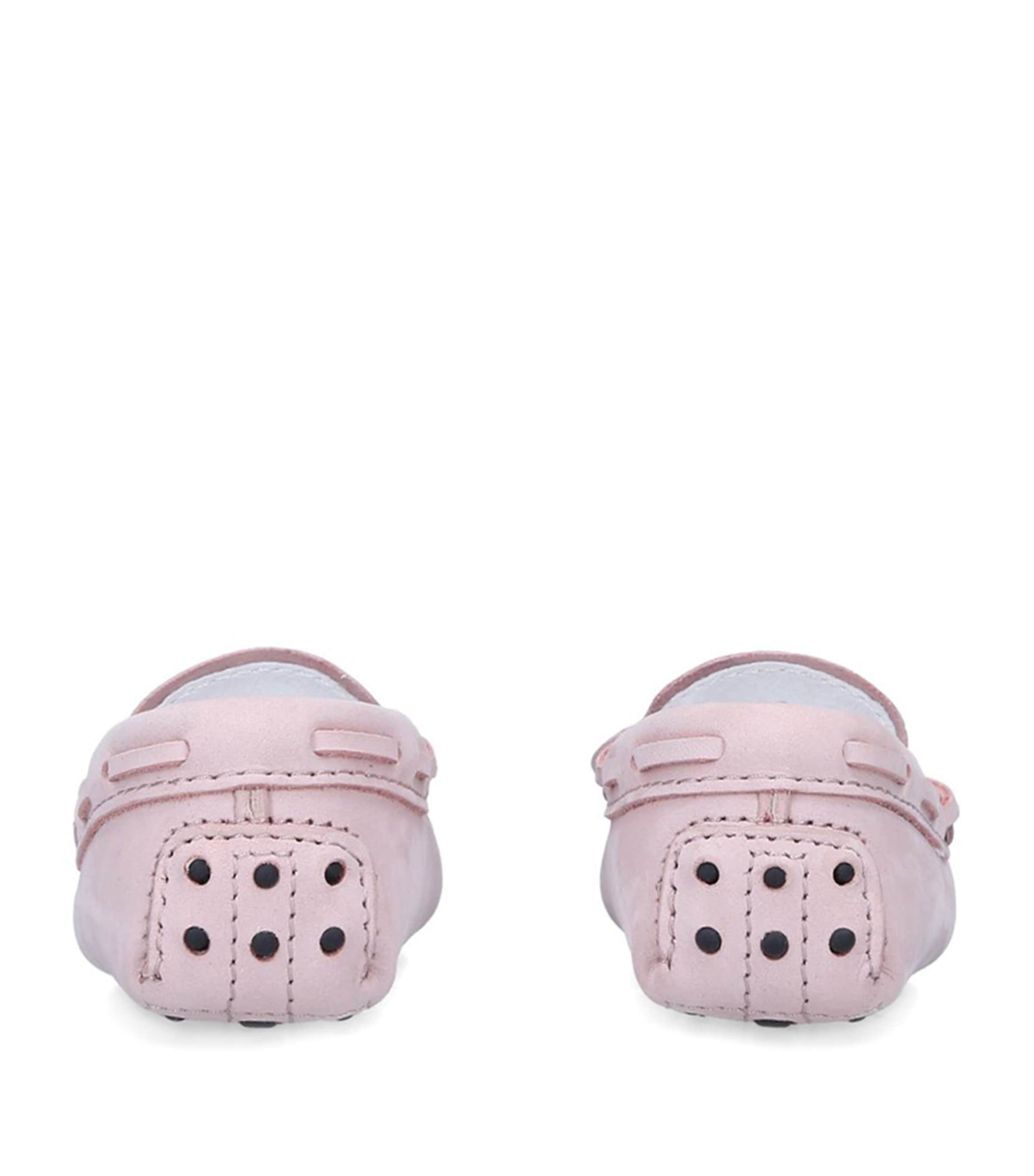 Leather Laccetto Gommini Driving Shoes PALE PINK Image 2