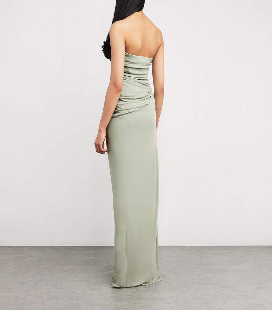 Strapless Odessa Arced Gown SAGE Image 3