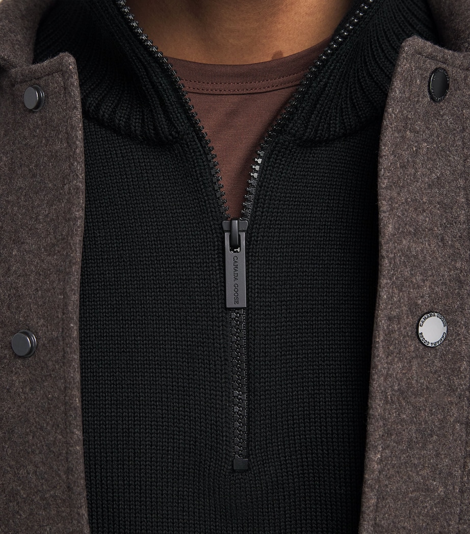 Rosseau Quarter-Zip Sweater BLACK 9061 Image 6