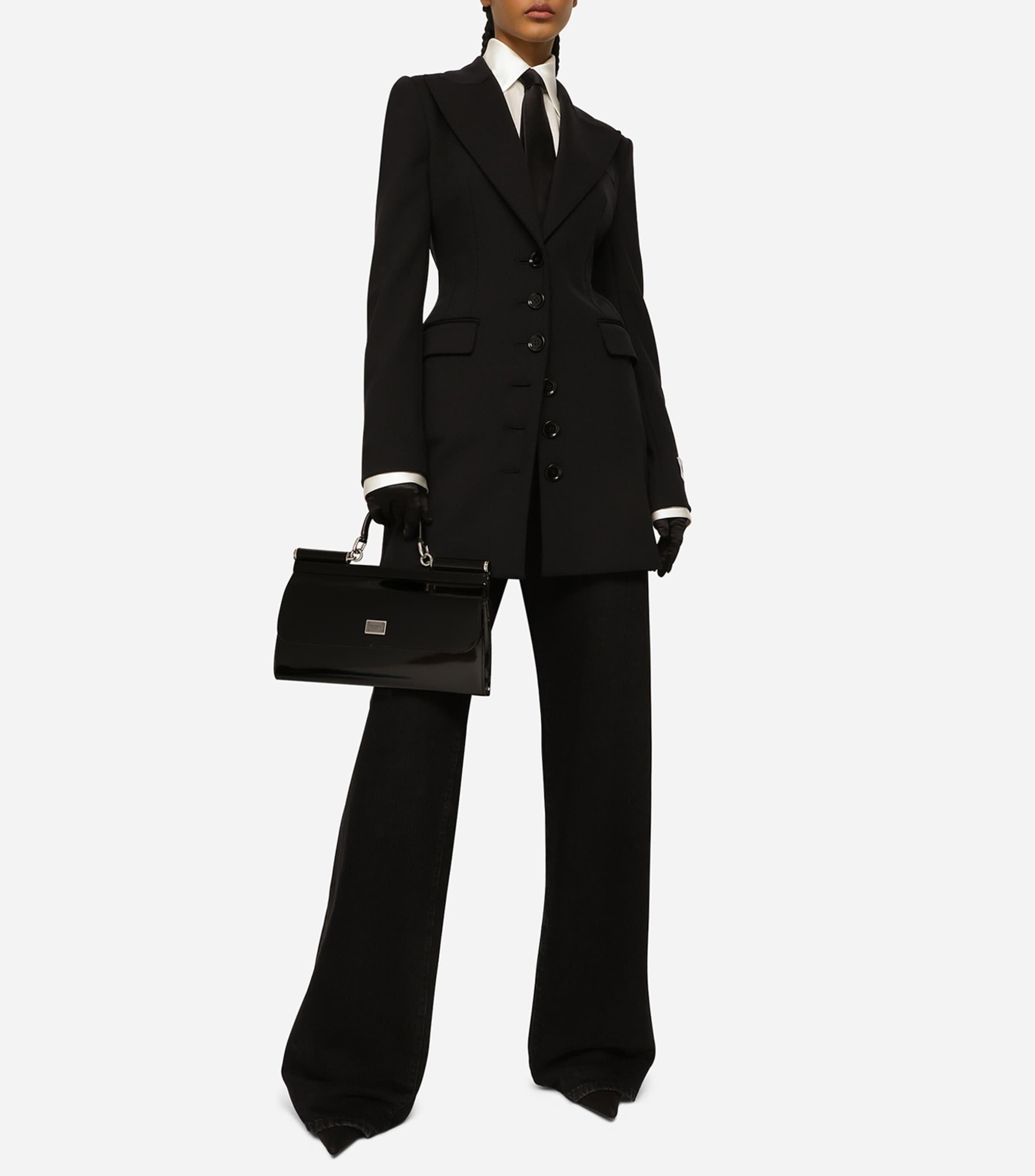 Silk Tie N0000-BLACK Image 2