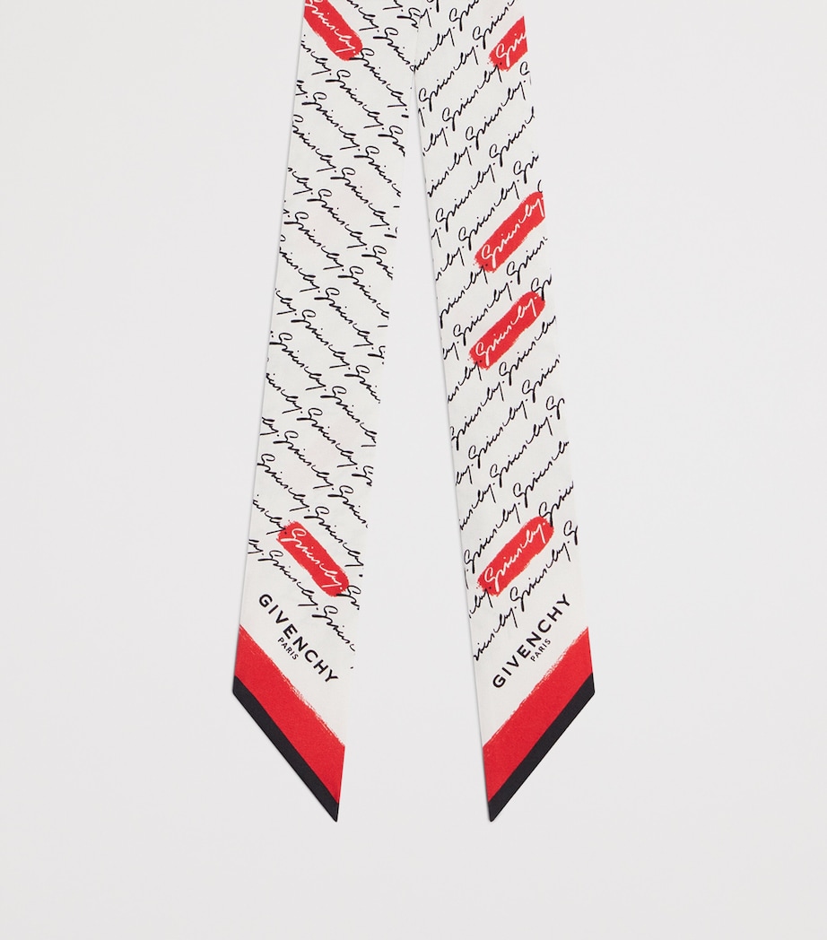 Givenchy Silk Twill Signature Scarf Image 2