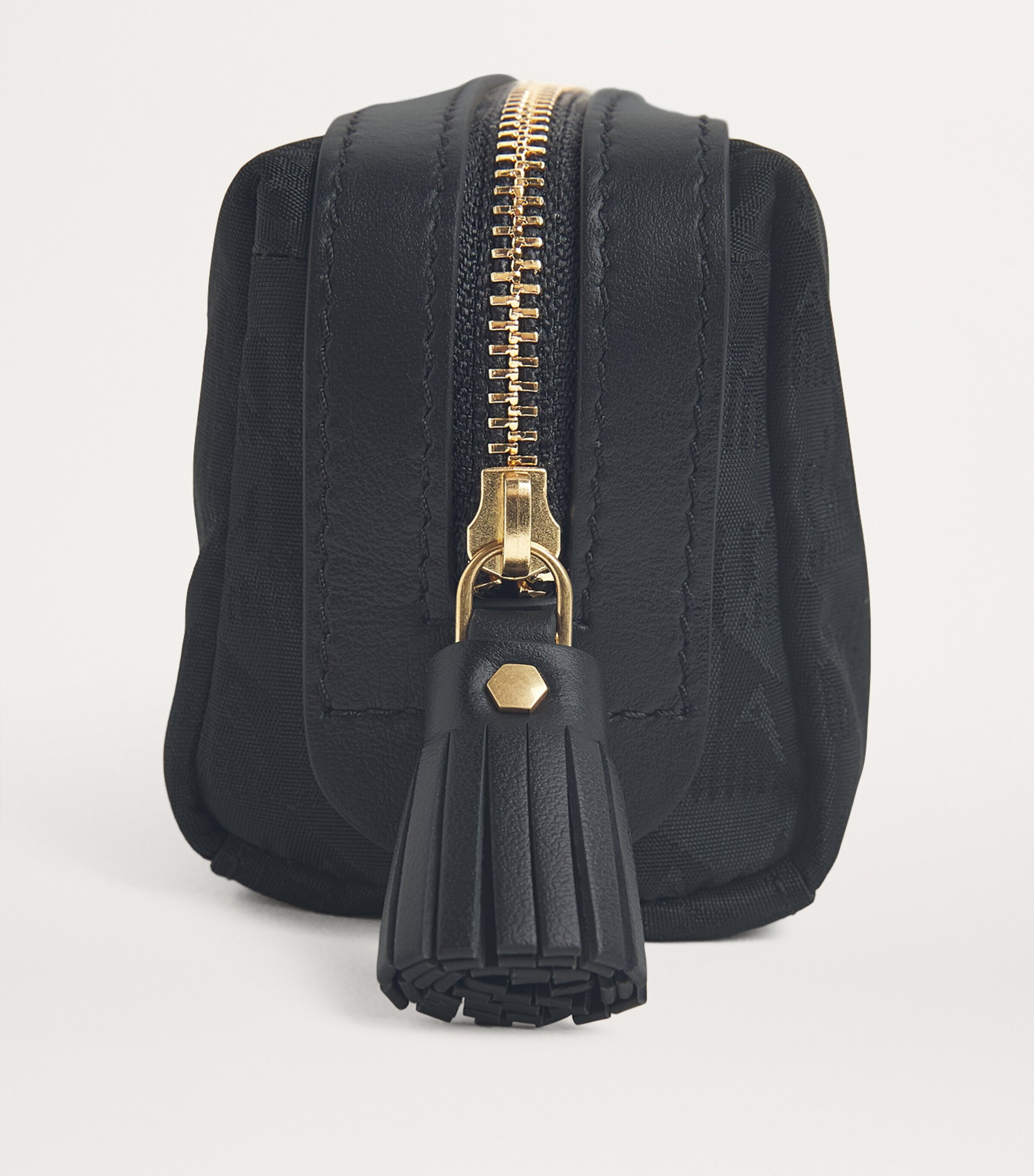 Anya Hindmarch Logo Jacquard Girlie Stuff Pouch Black Image 3