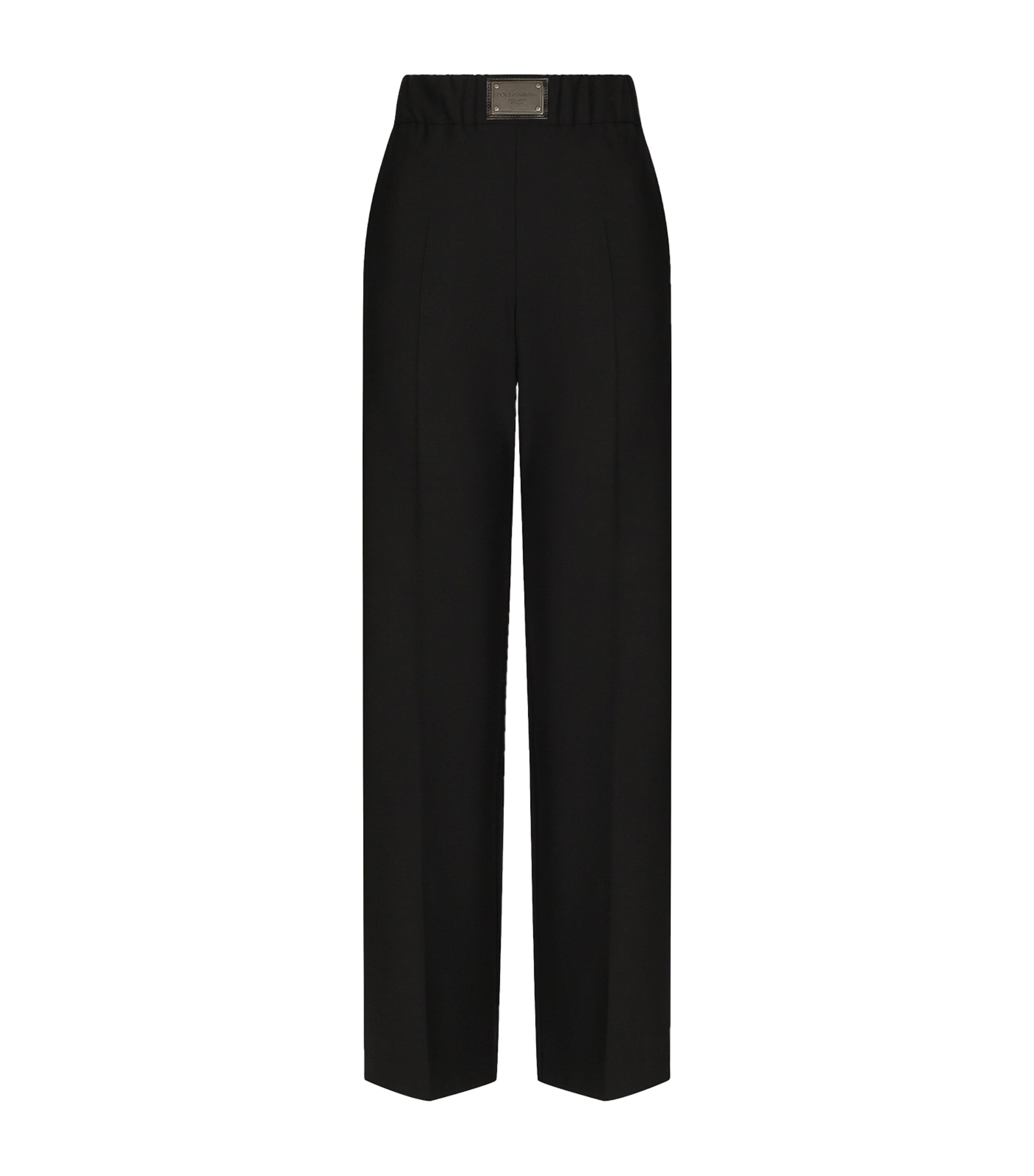 Dolce & Gabbana Logo-plaque Tailored Trousers