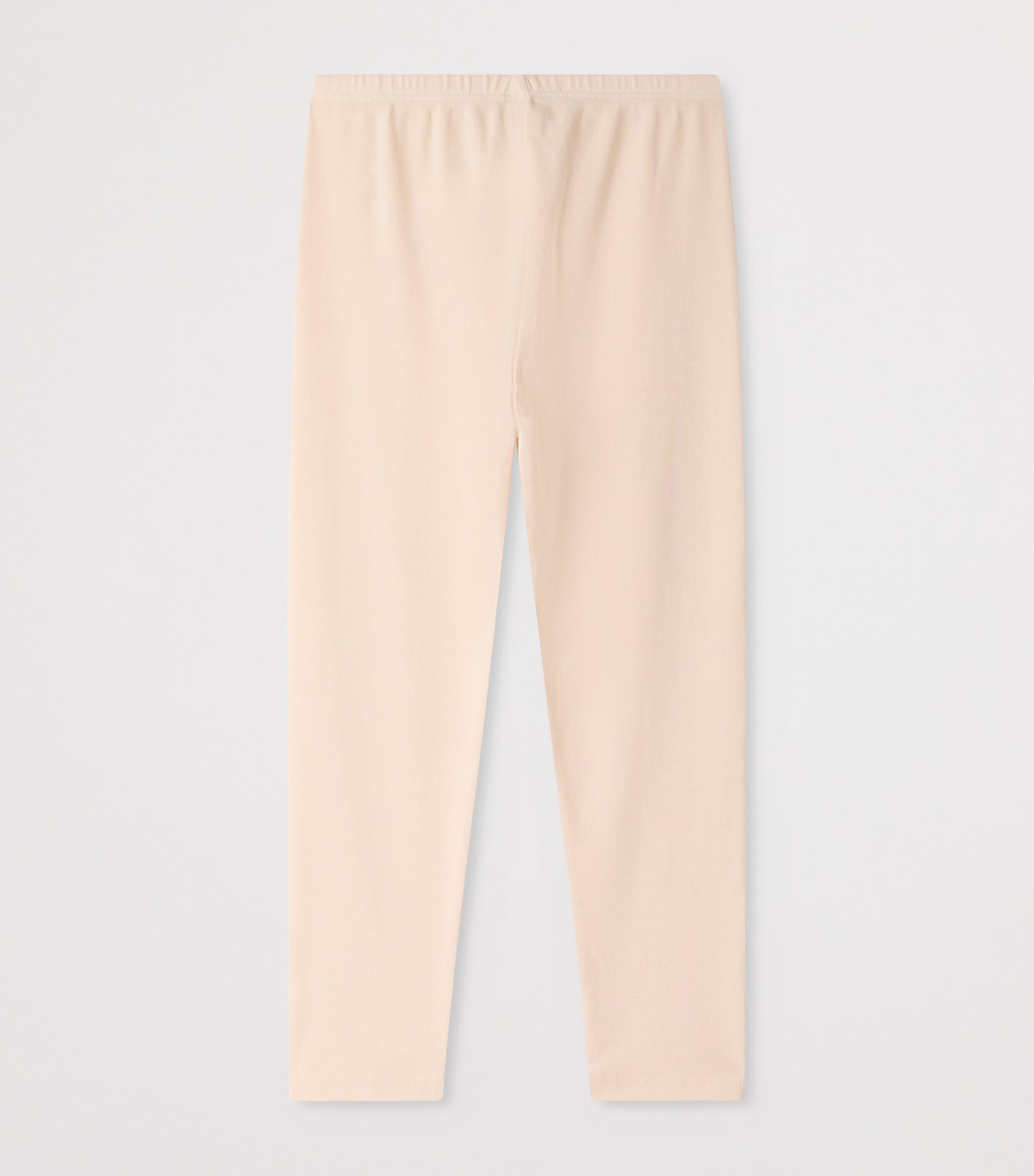 Bonpoint Cotton Leggings (4-8 Years) Rose Pale Image 2