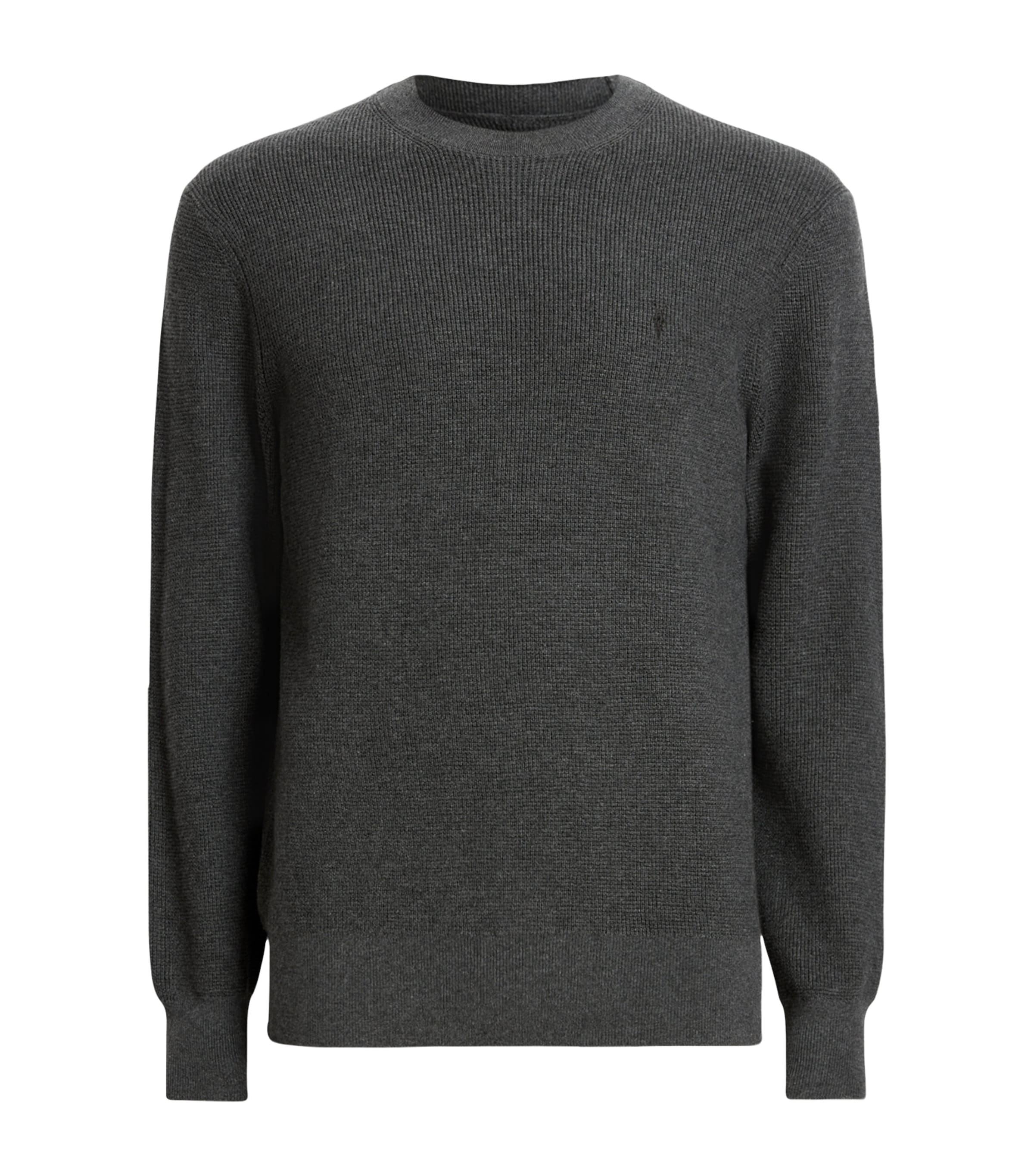 Allsaints Organic Cotton-wool Aspen Sweater In Grey