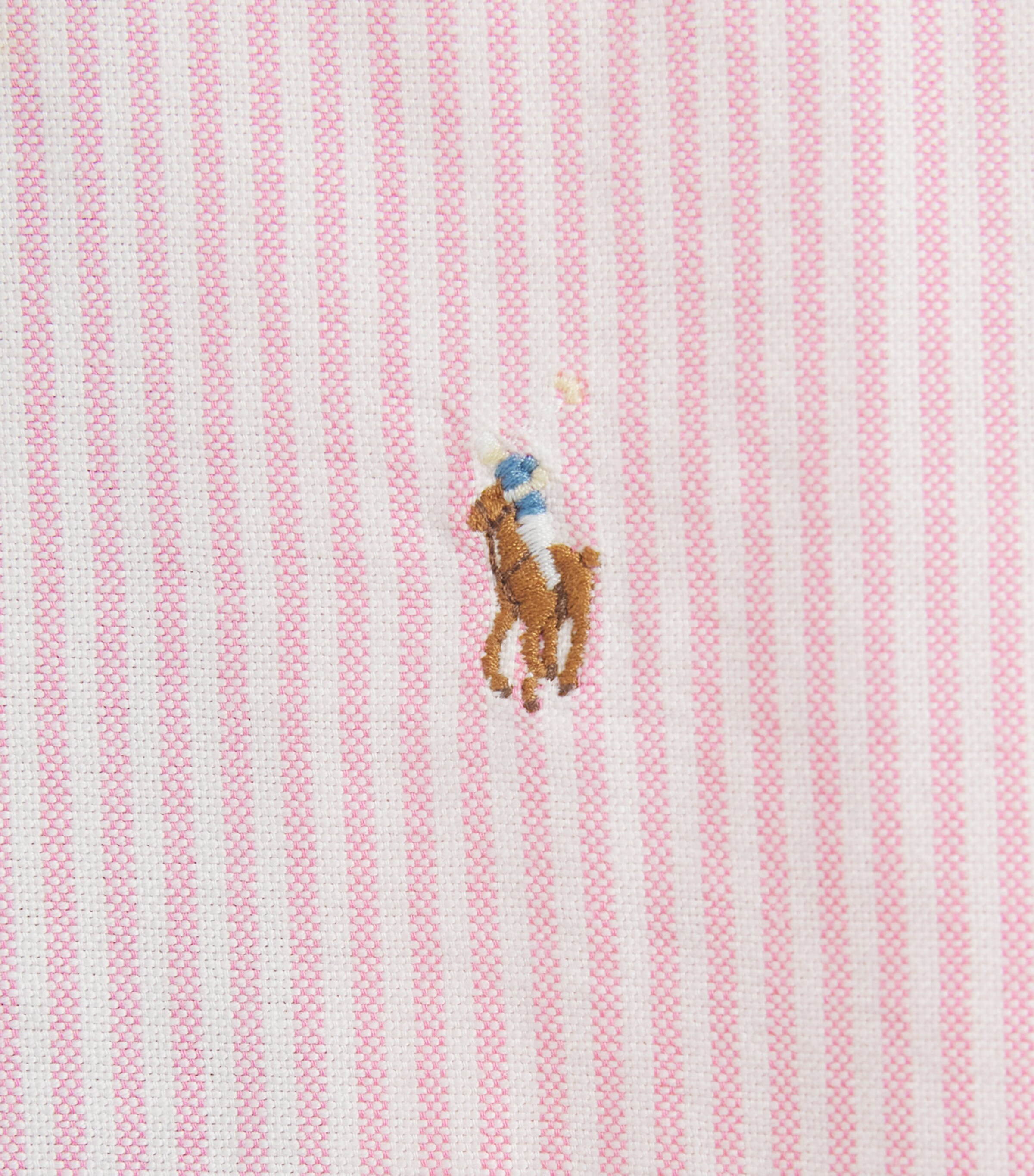Ralph Lauren Kids Cotton Oxford Logo Shirt (2-7 Years) Pink Mu Image 3