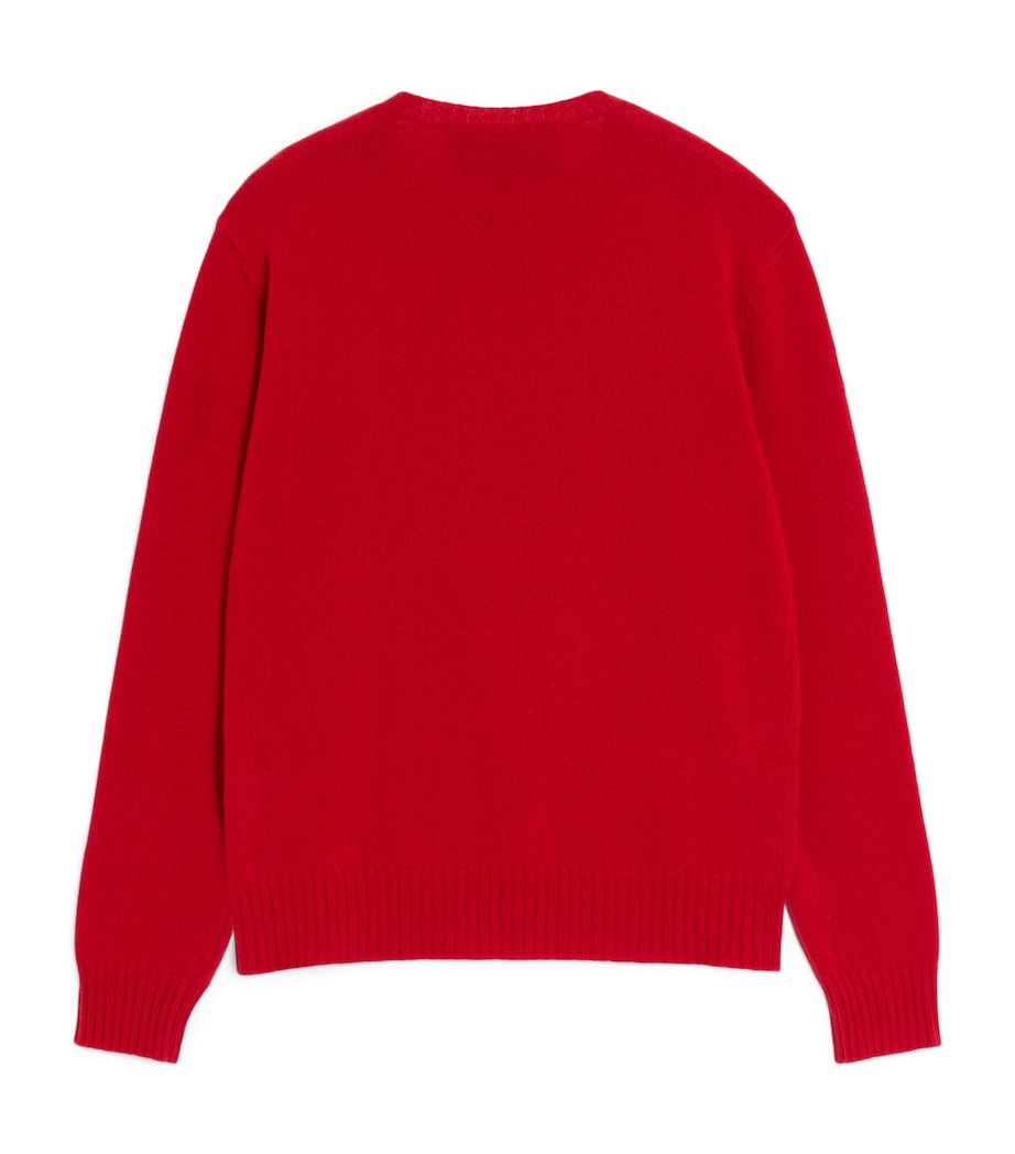 Wool Embroidered Panther Sweater 157 Image 2