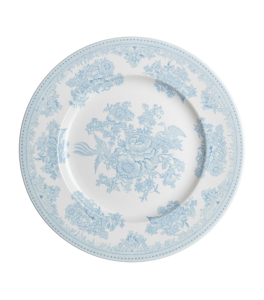 Burleigh Set of 4 Asiatic Pheasant Plates (25cm) Blue Image 1