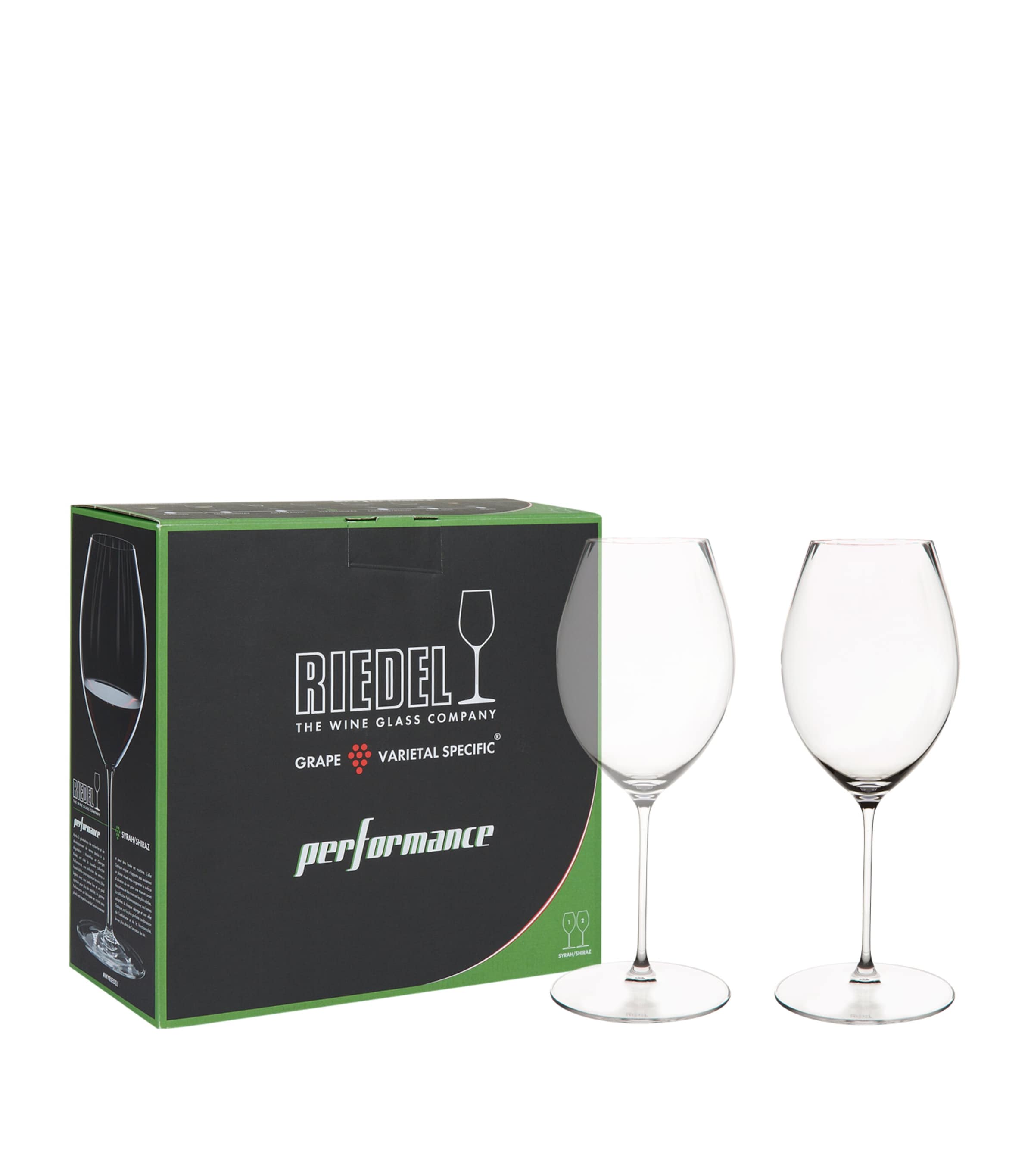 Riedel Set of 2 Crystal Performance Pinot Noir Wine Glasses (830ml) Clear Image 1