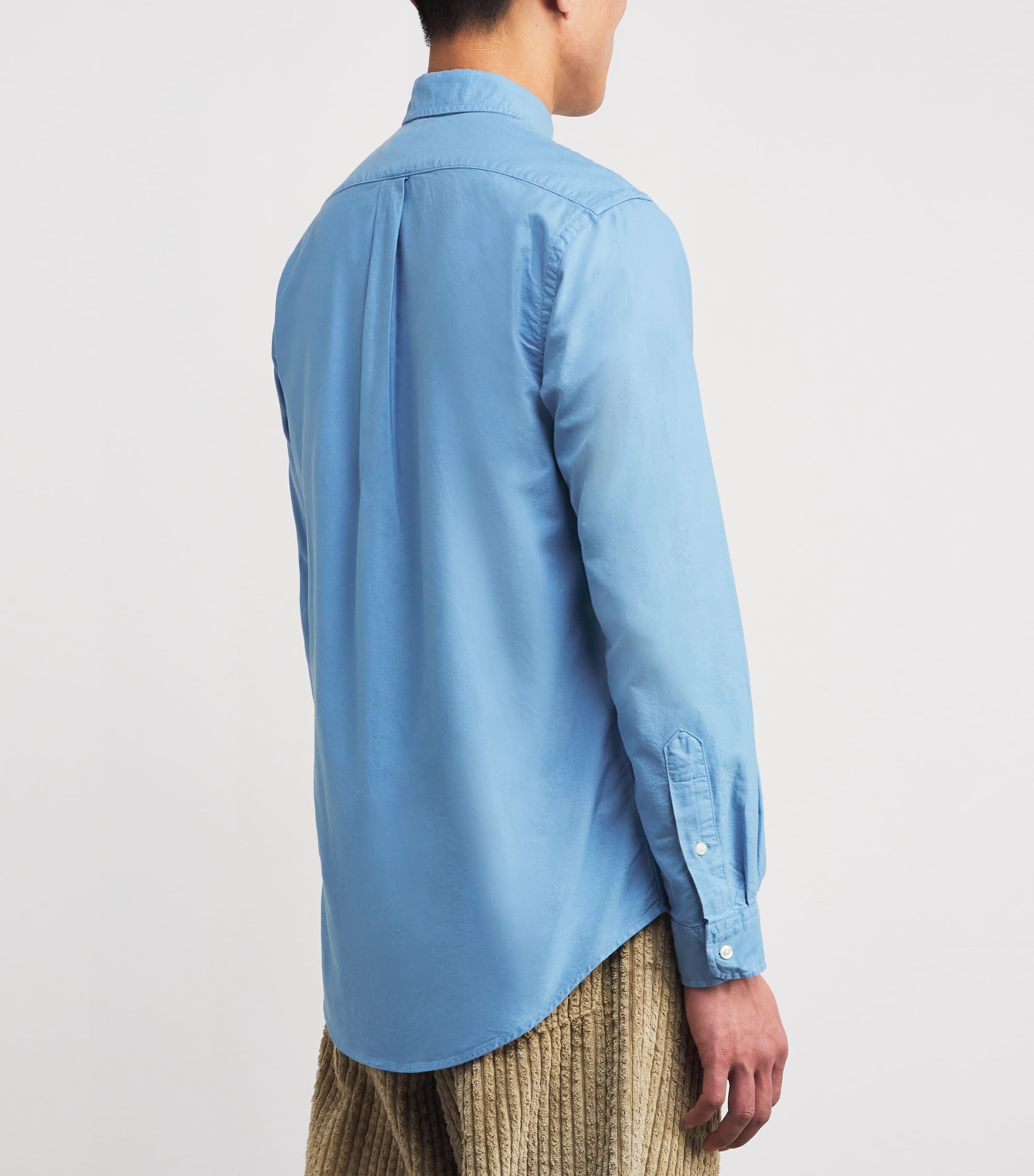 Cotton Custom Fit Oxford Shirt BRISTOL BLUE Image 4