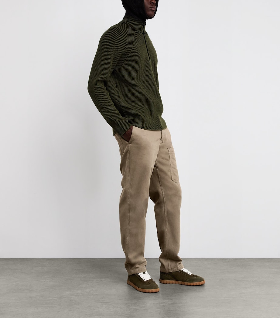 Cotton Drill Cargo Trousers 356 FALLEN ROCK Image 2