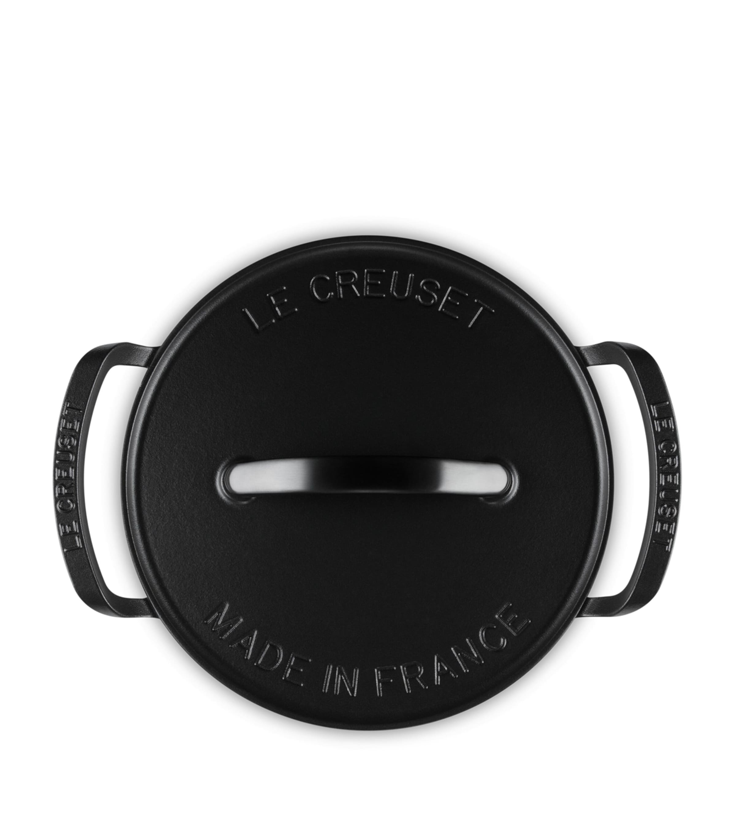 Le Creuset Cast Iron BBQ Shallow Casserole Dish (28cm) Matt Black Image 5