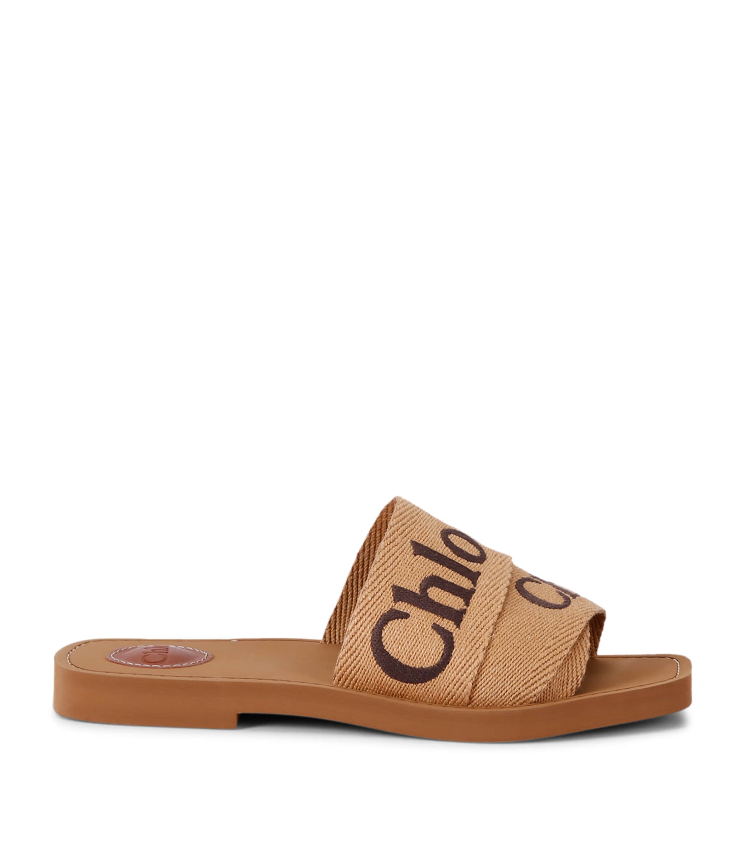 Chloé Women Woody Slides In Neutral