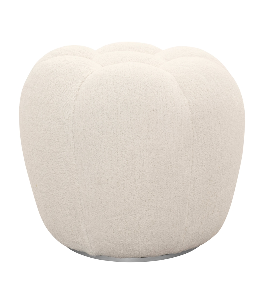 Roche Bobois Apex Ottoman Ivory Image 1