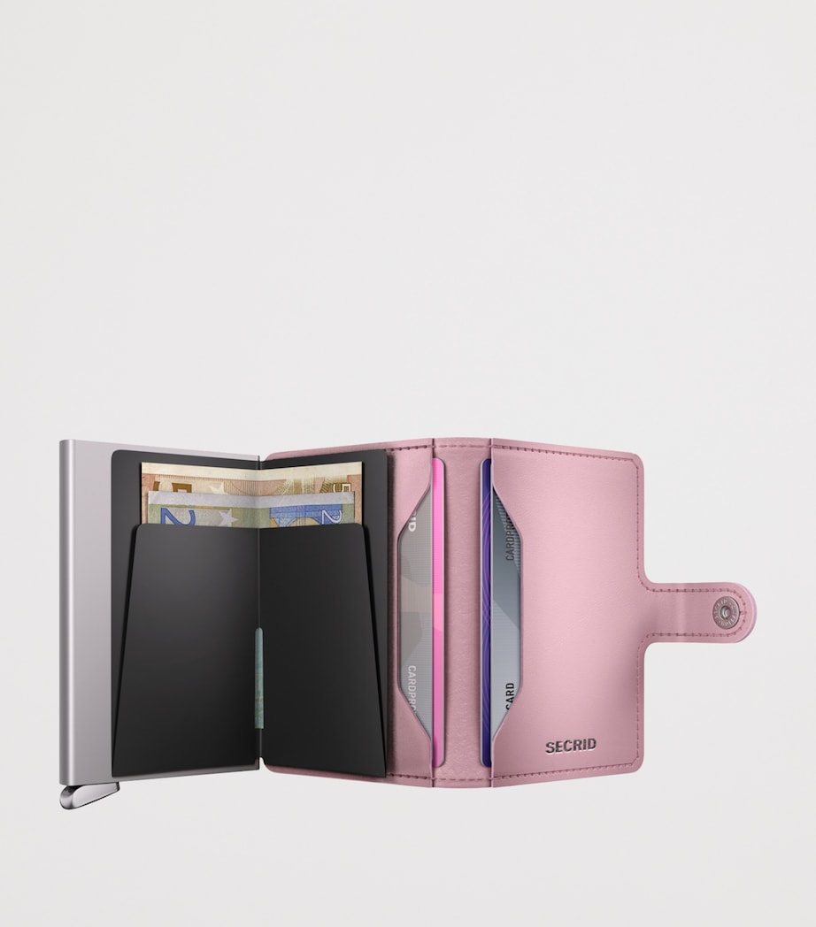 Leather Diamond-Embossed Miniwallet ROSE Image 4