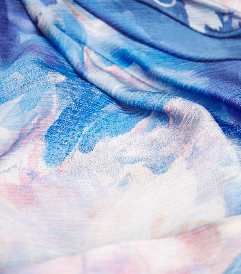 Floral Draped Midi Dress ARTIST GARDN PL CBLT Image 5