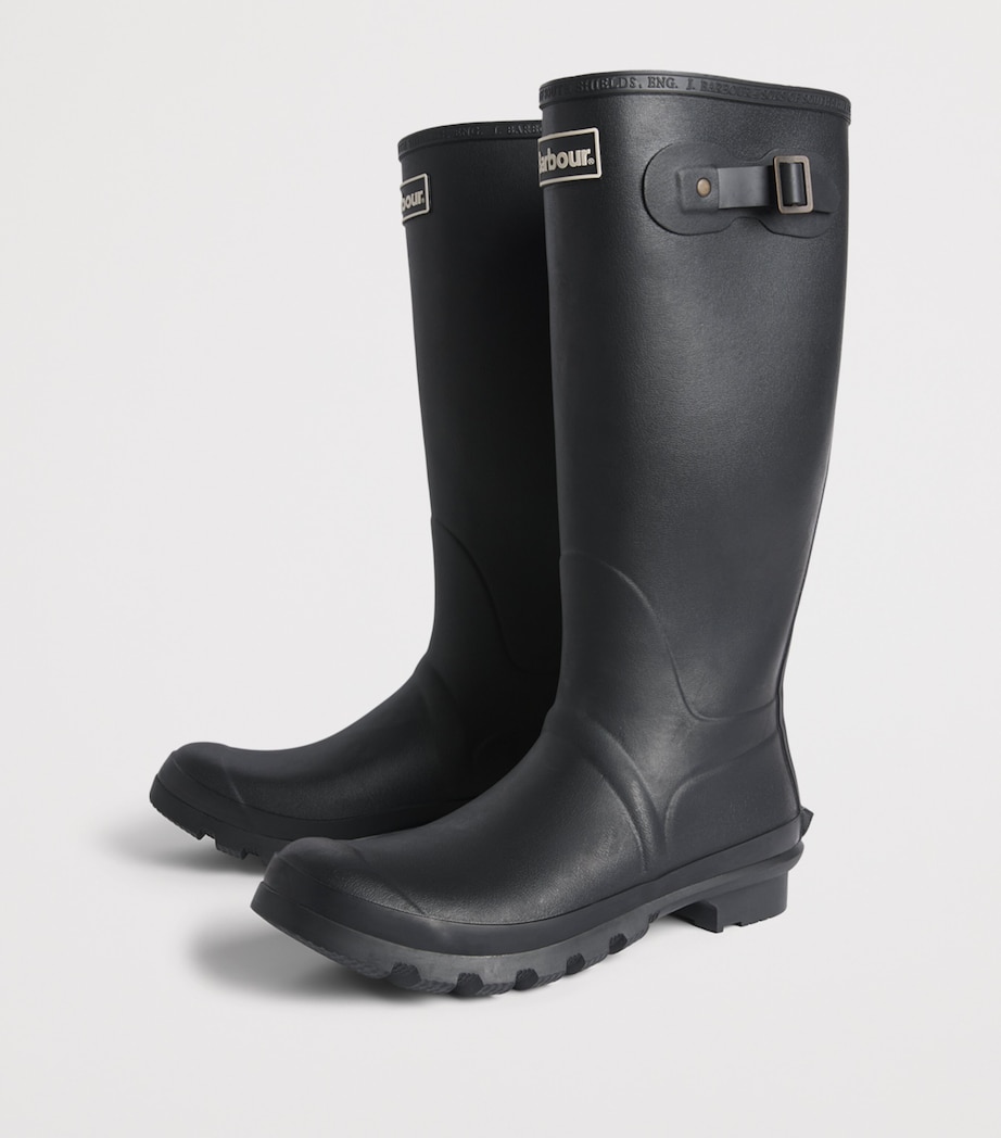Barbour Tall Bede Wellington Boots Black Image 3