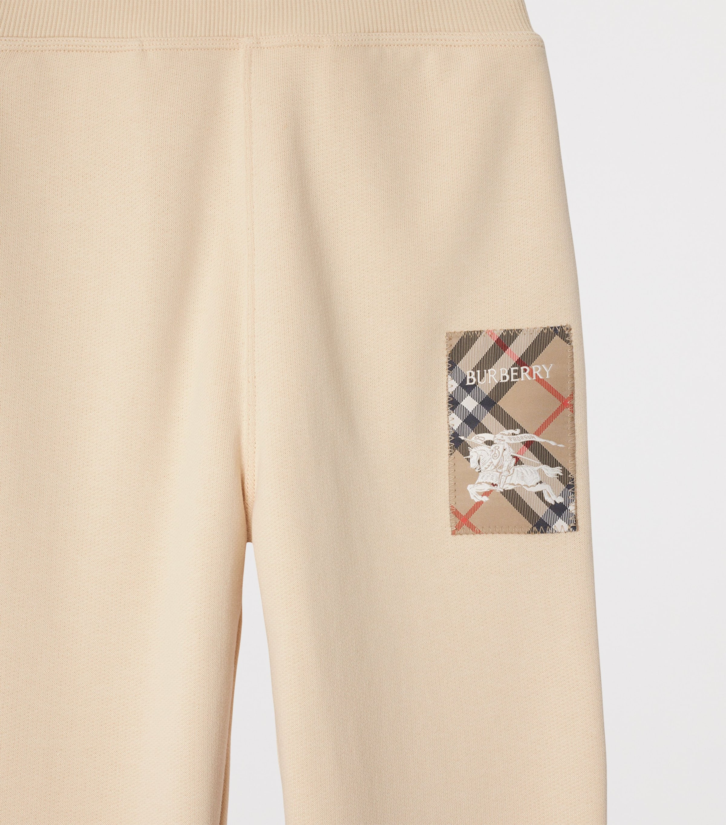 Cotton Check Label Sweatpants (3-12 Years) CALICO Image 3