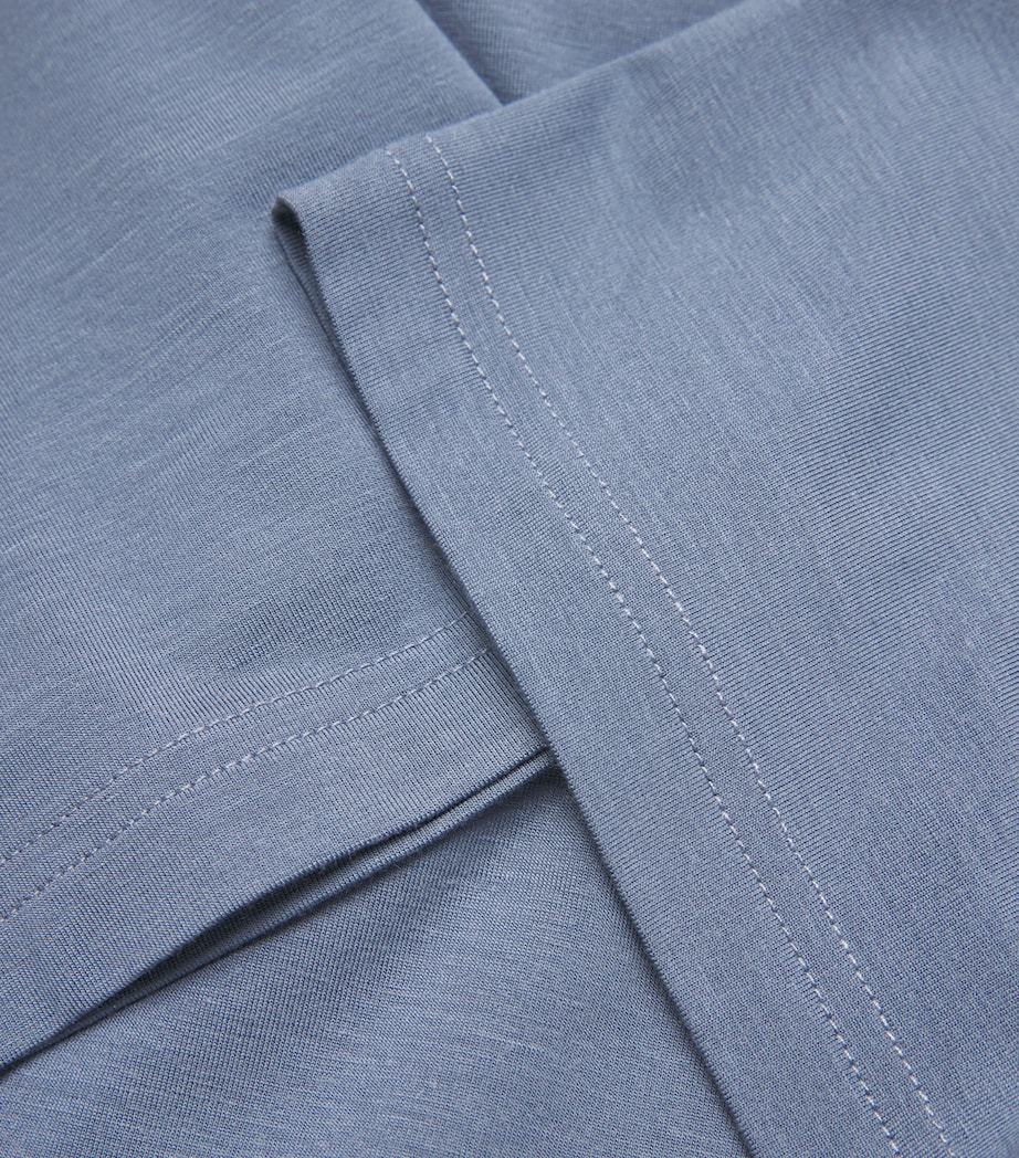 Micro Modal Basel T-Shirt 022BLU Image 5