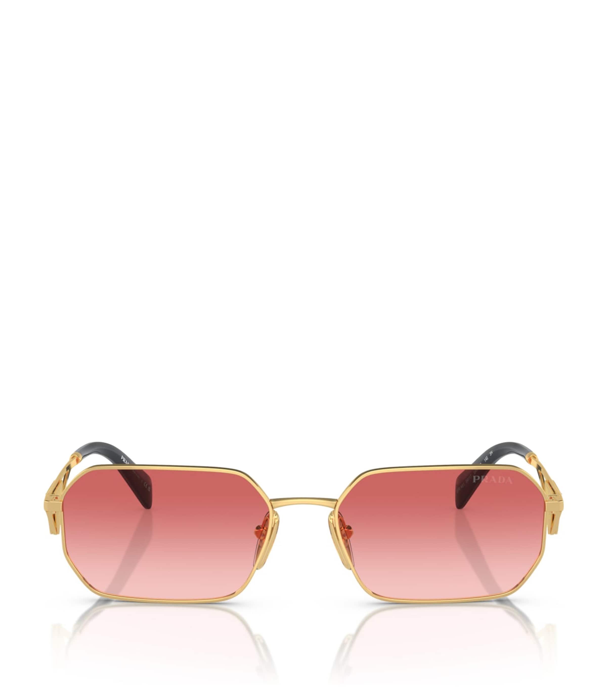 Prada Metal Rectangular Sunglasses Image 1