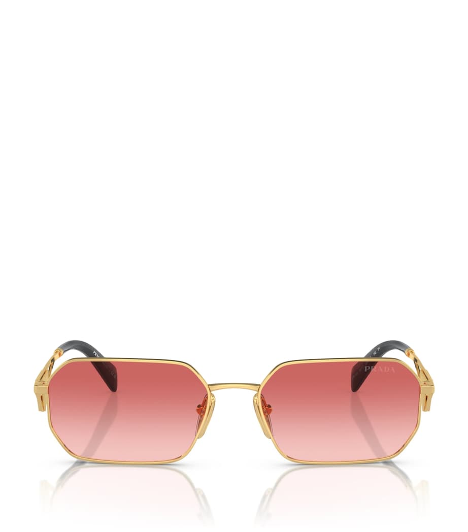 Prada Metal Rectangular Sunglasses Image 1