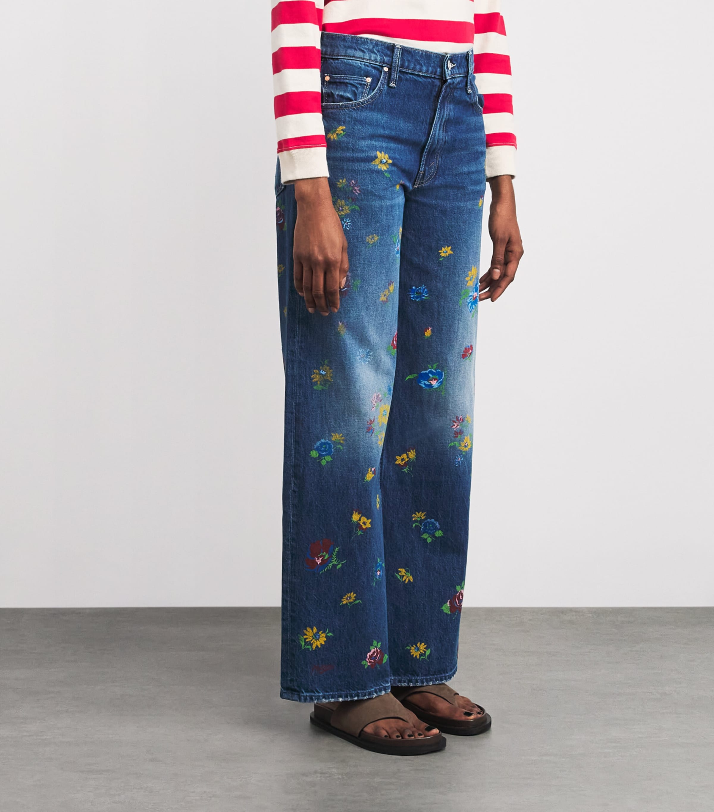 The Rerun Zip Sneak High-Waist Jeans IEL FIELD OF FL Image 3