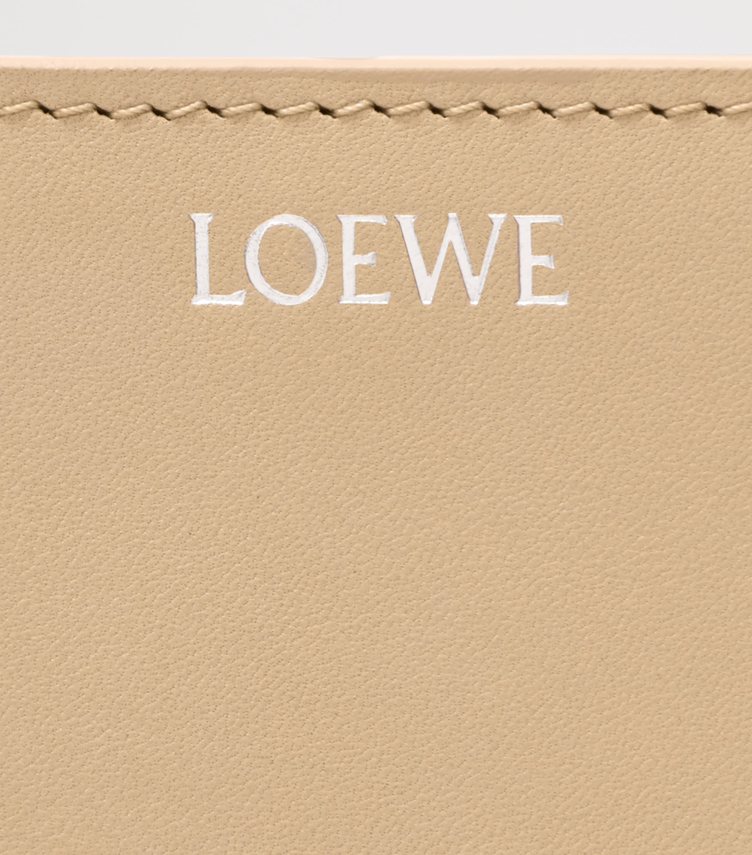 LOEWE Leather Knot Wallet Beige/lemon Image 5