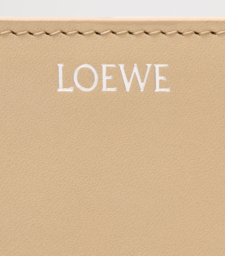 LOEWE Leather Knot Wallet Beige/lemon Image 5