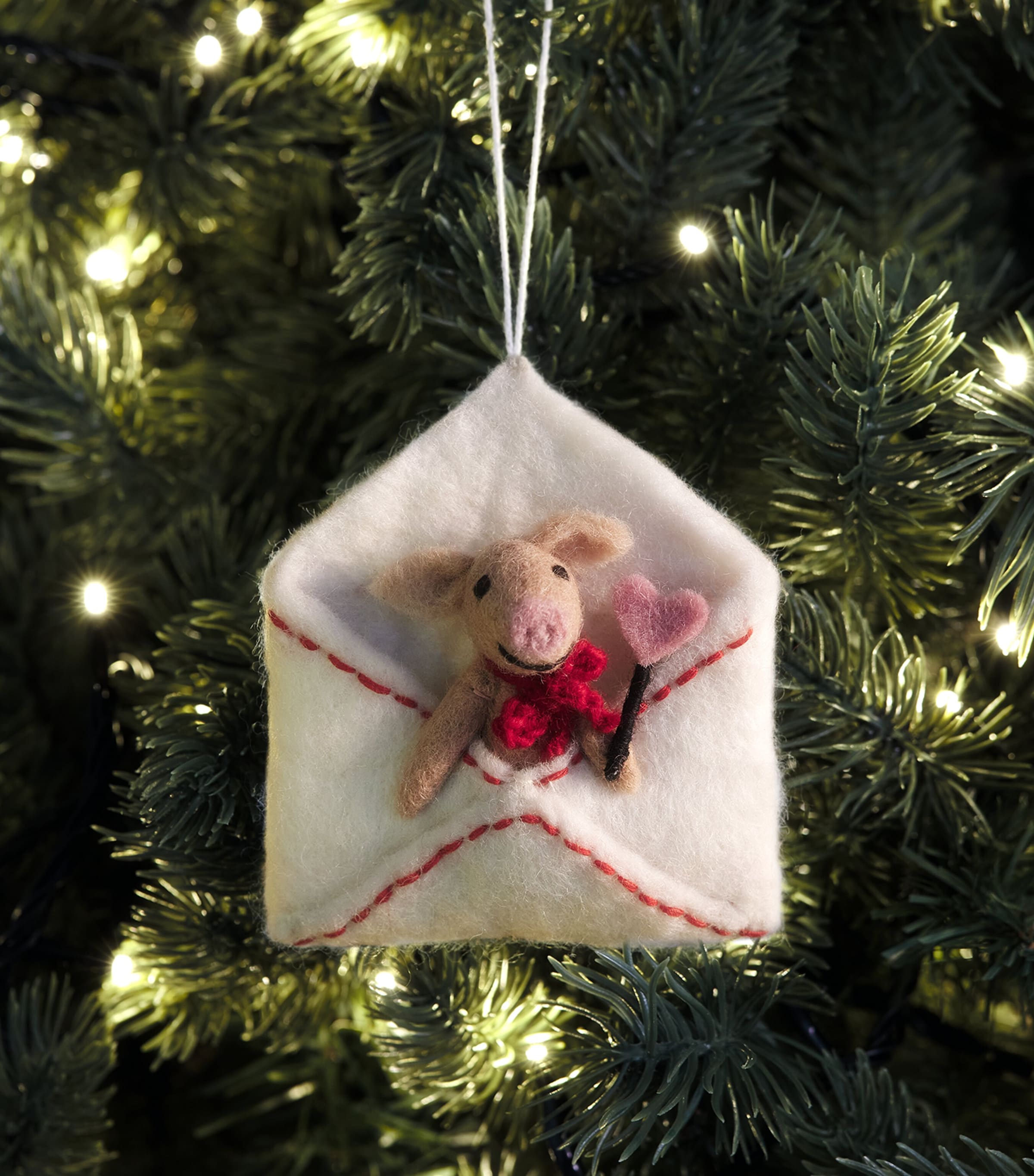 Harrods Love Letter Tree Decoration White Image 3