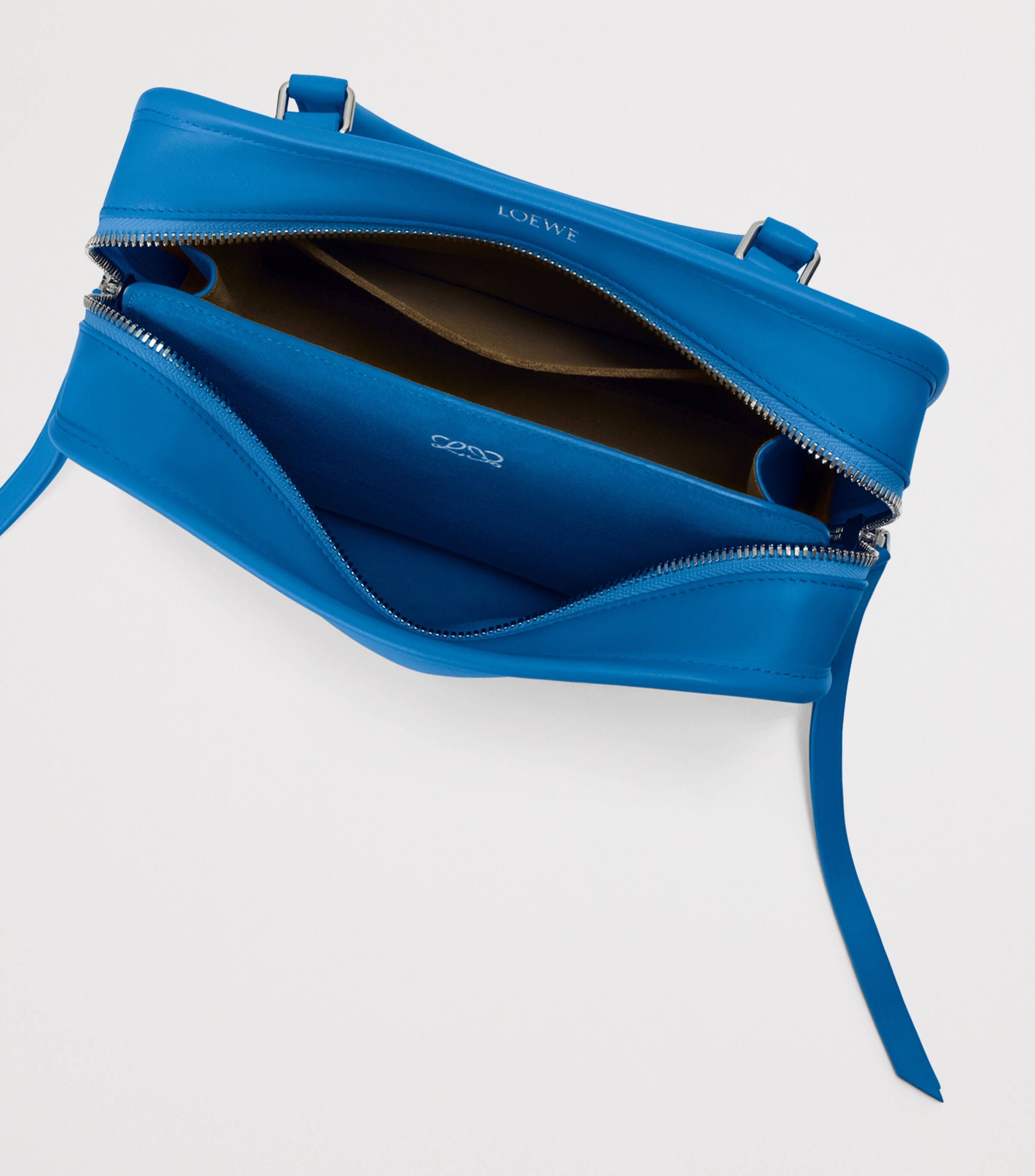 LOEWE Small Leather Amazona 180 Top-Handle Bag Royal Azur Image 10