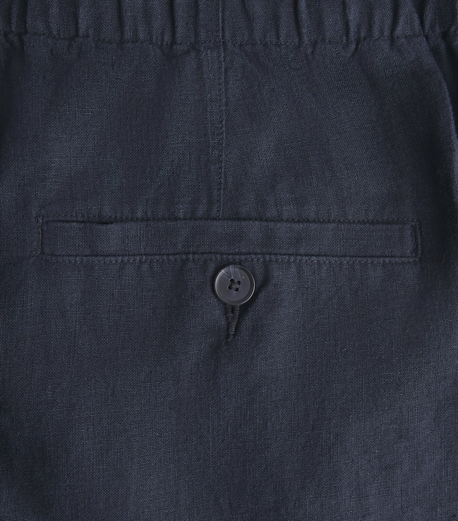 Vince Mens Linen Drawstring Shorts Coastal Image 6