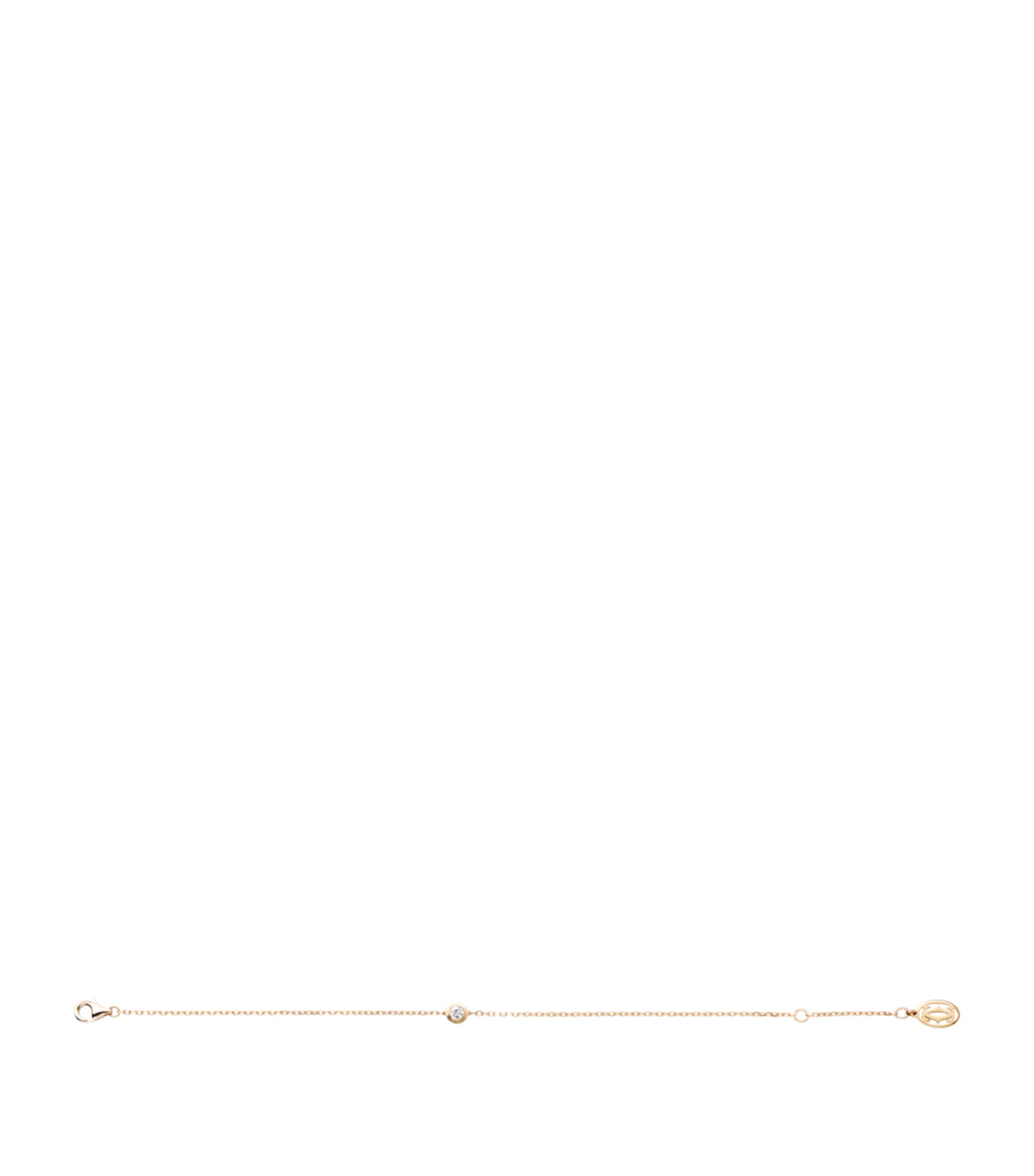 Small Yellow Gold and Diamond Cartier d'Amour Bracelet YELLOW GOLD Image 3