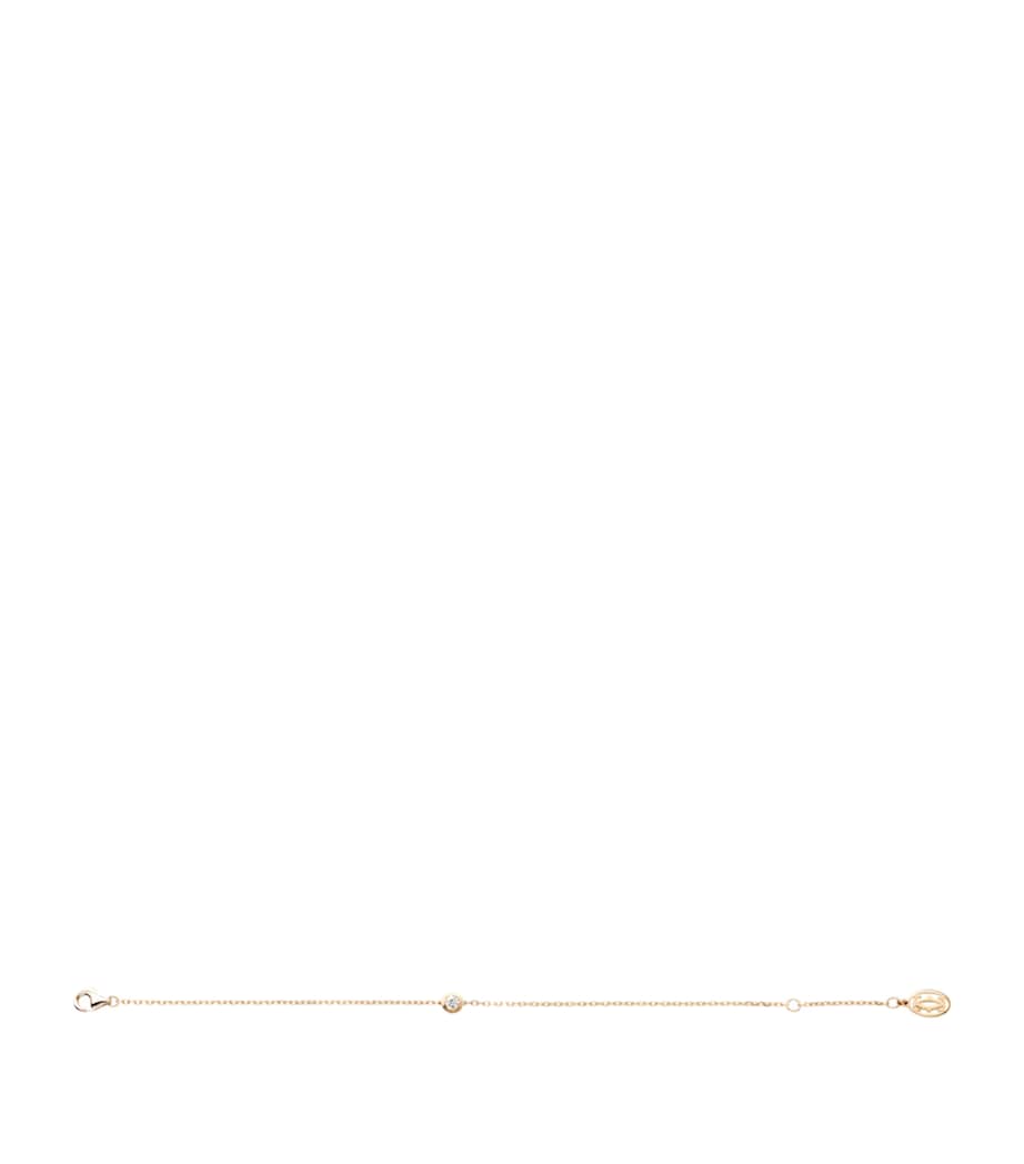 Small Yellow Gold and Diamond Cartier d'Amour Bracelet YELLOW GOLD Image 3