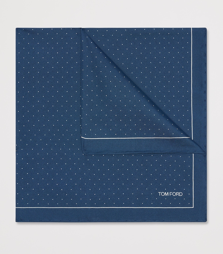 Silk Polka-Dot Pocket Square HB520 Image 2