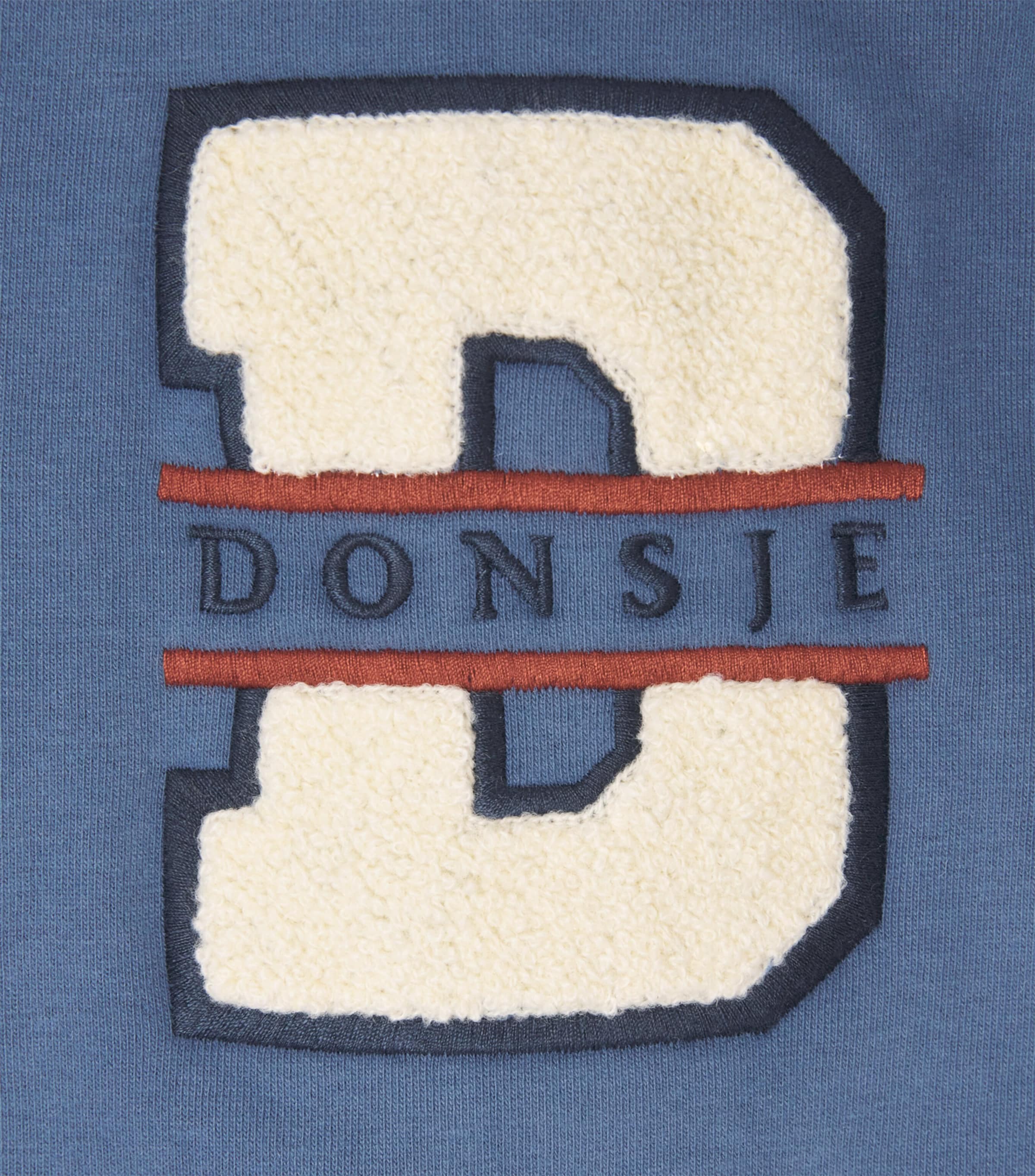 Donsje Cotton-Blend Noal Bomber Jacket (6 Months-4 Years) Royal Blue Image 3