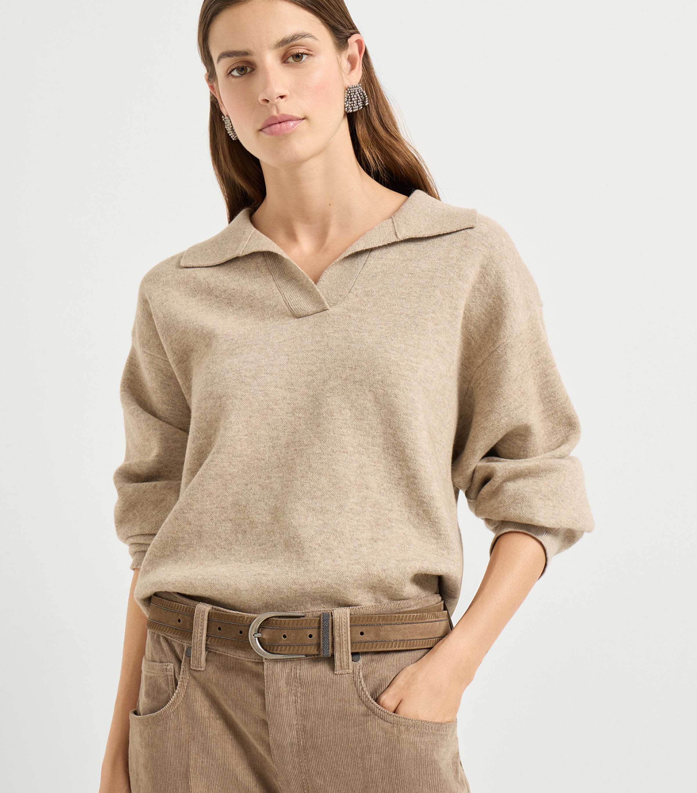 Brunello Cucinelli Suede Textured Belt Image 2