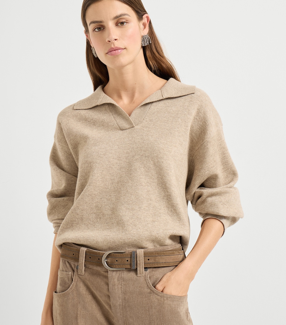 Brunello Cucinelli Suede Textured Belt Image 2