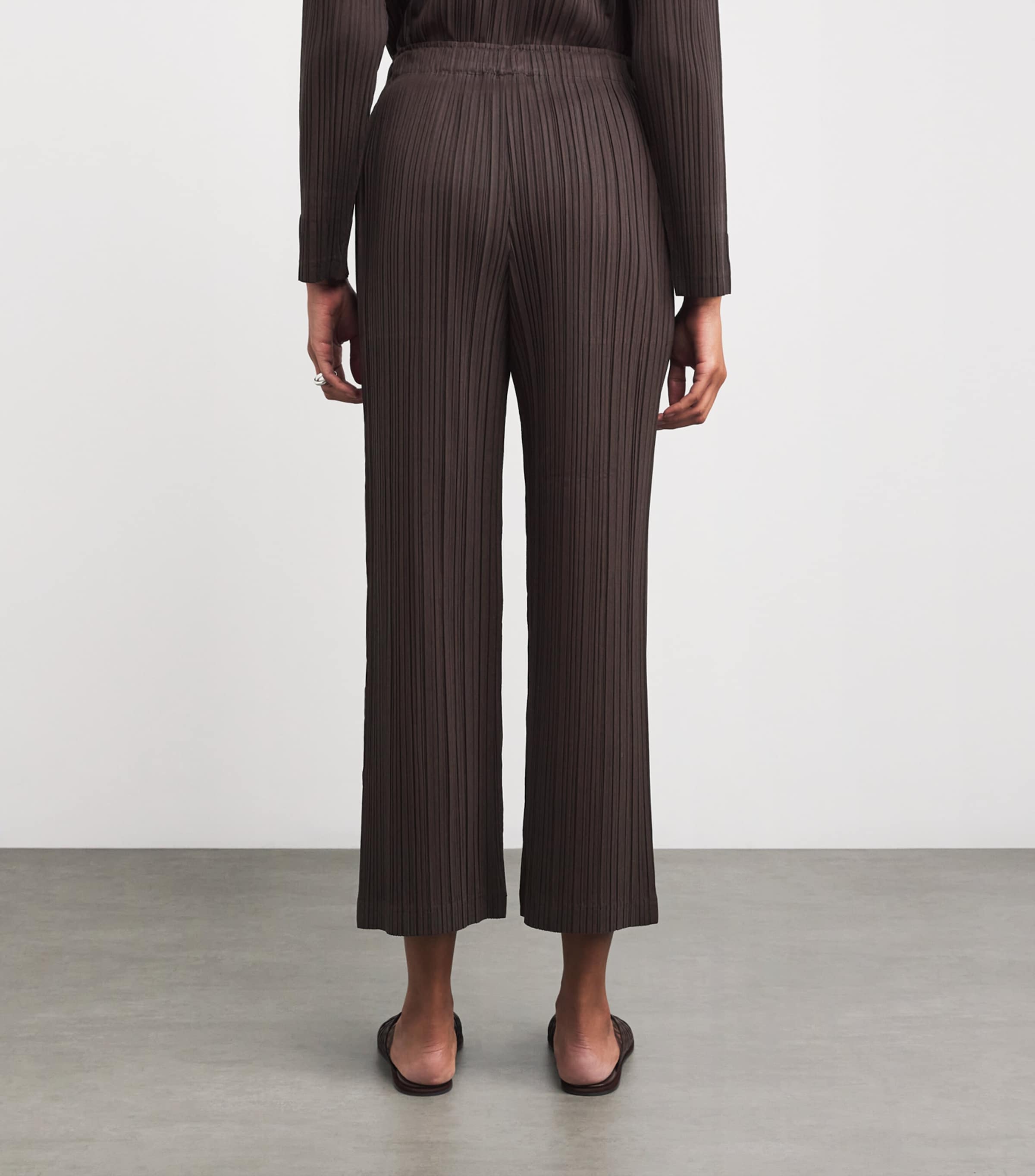 Ramie Pleated Trousers 45 Image 4