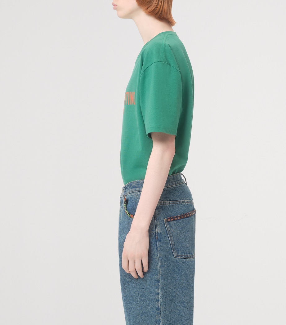 Cotton Chez Valentino T-Shirt BKG Image 3