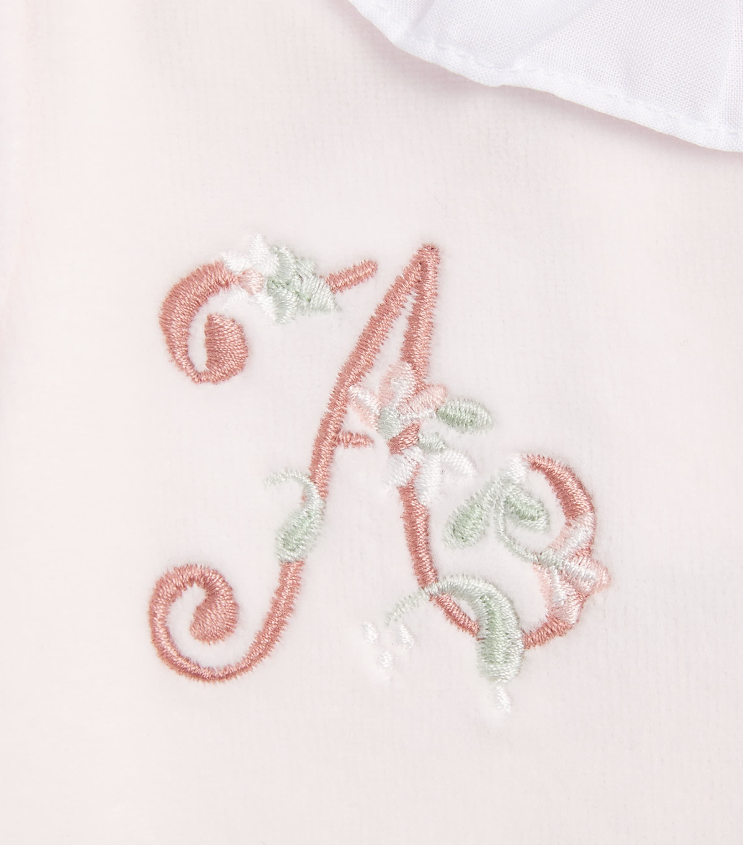 Tartine et Chocolat Velvet Embroidered All-In-One (0 Months-2 Years) Light Pink Image 3