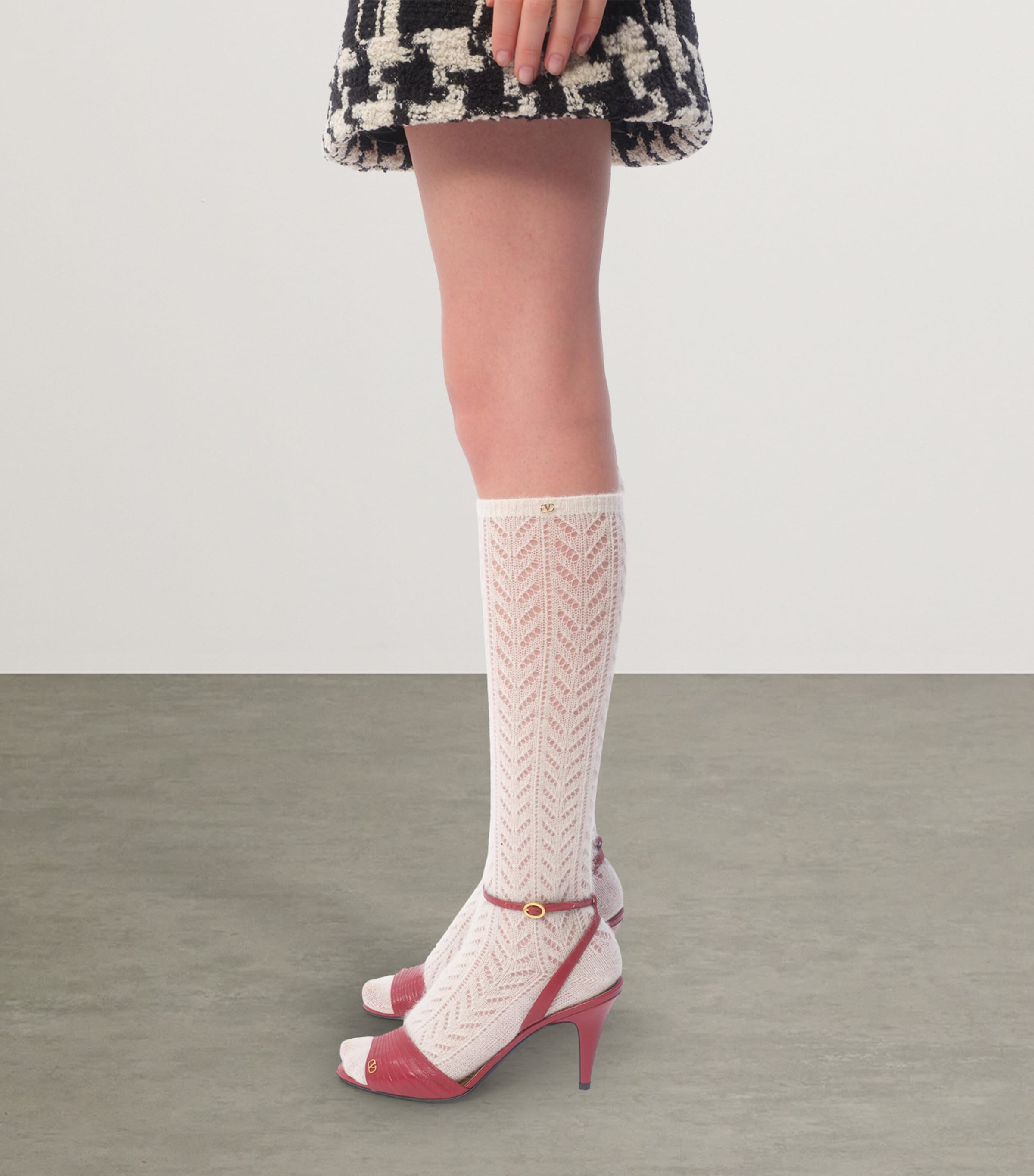 Valentino Tweed Check Mini Skirt | Harrods US