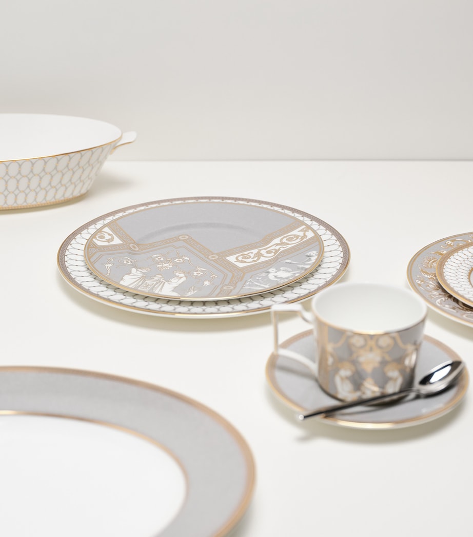 Bone China Renaissance Plate (22cm) GREY Image 2