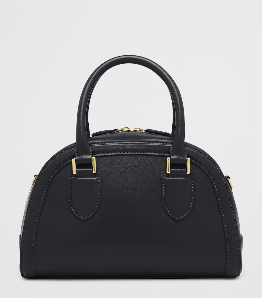 McQueen Small Leather Birdee Boston Cross-Body Bag Image 2