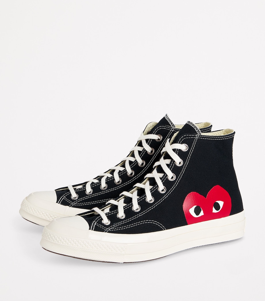 x Converse Heart Chuck Taylor All Star '70 High-Top Sneakers BLACK Image 3