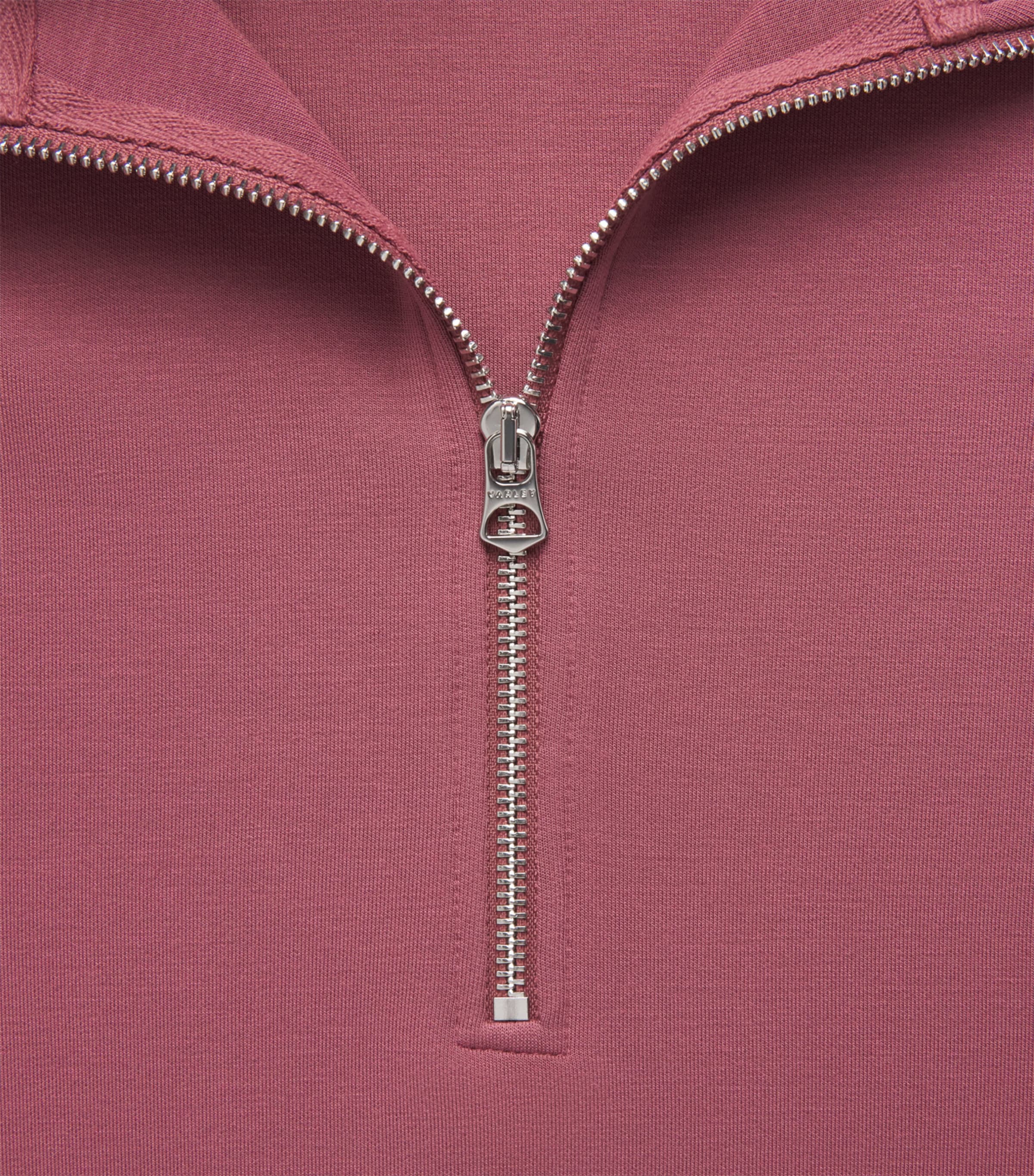 Varley Womens DoubleSoft Mavis Half-Zip Sweatshirt Wild Rhubarb Image 6