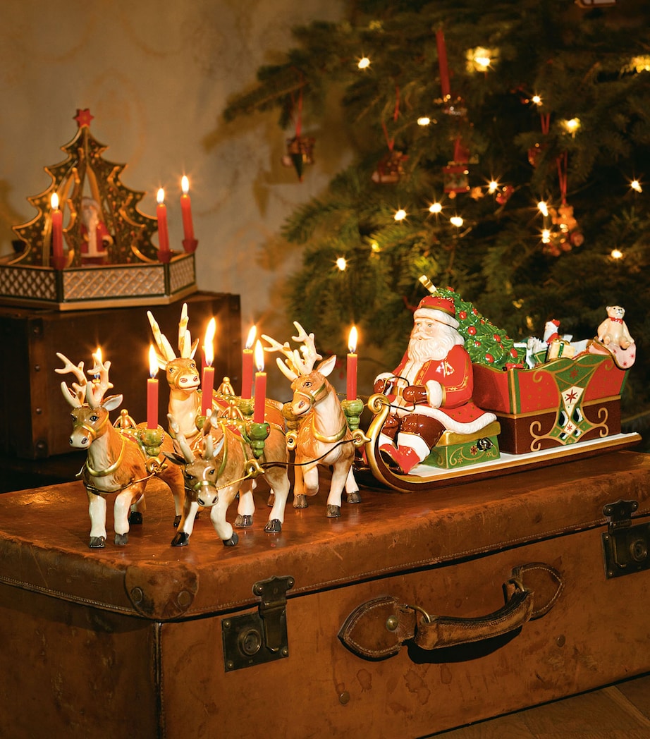 Santa's Sleigh Ride Table Centrepiece GREEN Image 3